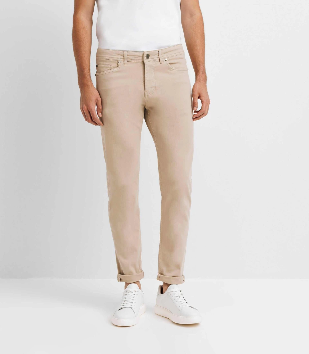 IZAC - Jean confortable beige