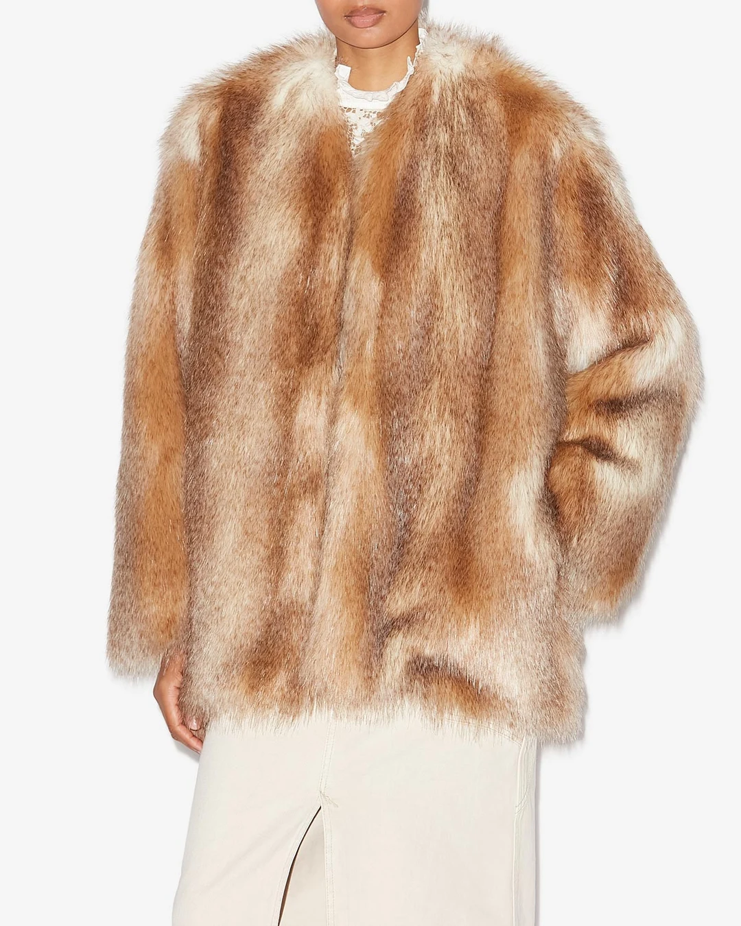 Manteau Aglae - Femme - Naturel - Taille 38 - 5