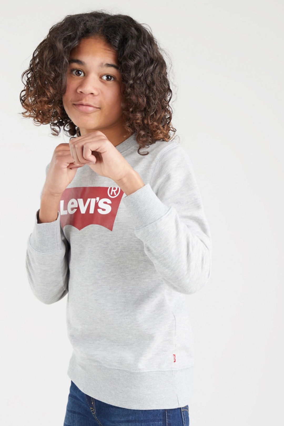 Levi's Sweat Shirt Batwing Bébé - Homme - Gris / Grey Heather - 18M
