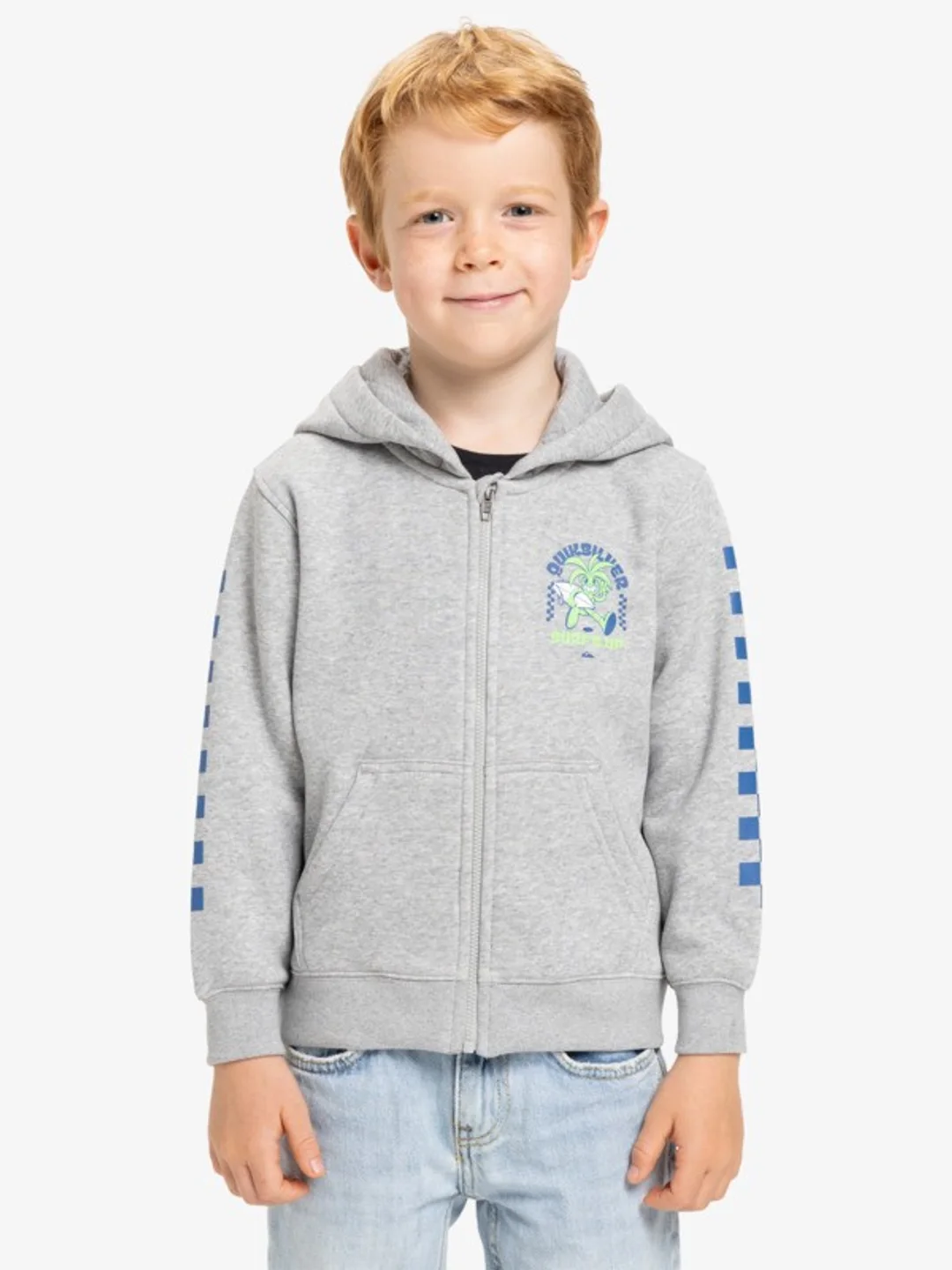 Graphic Zips - Sweat à capuche zippé pour Garçon Bleu