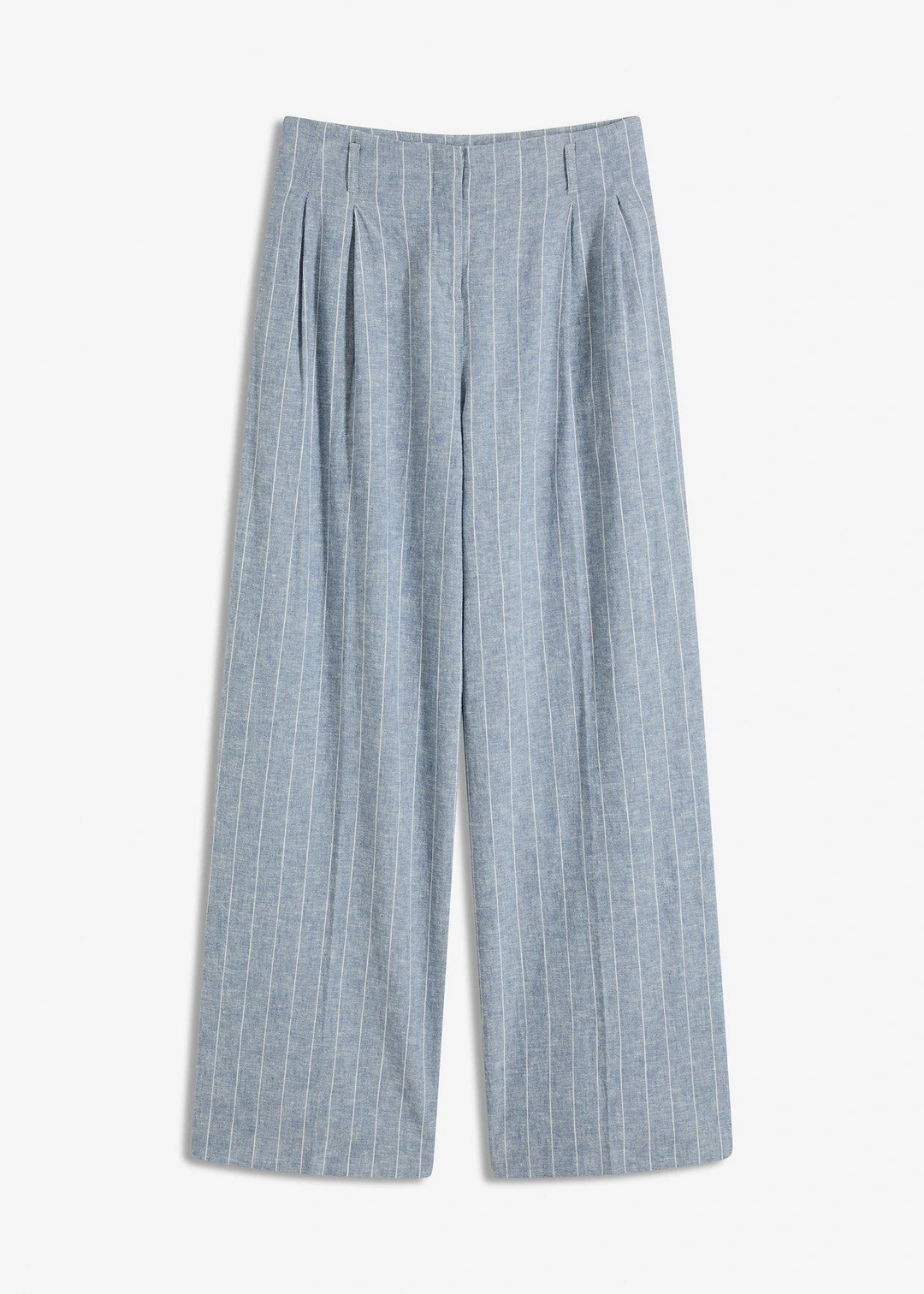 Pantalon à pinces en lin majoritaire