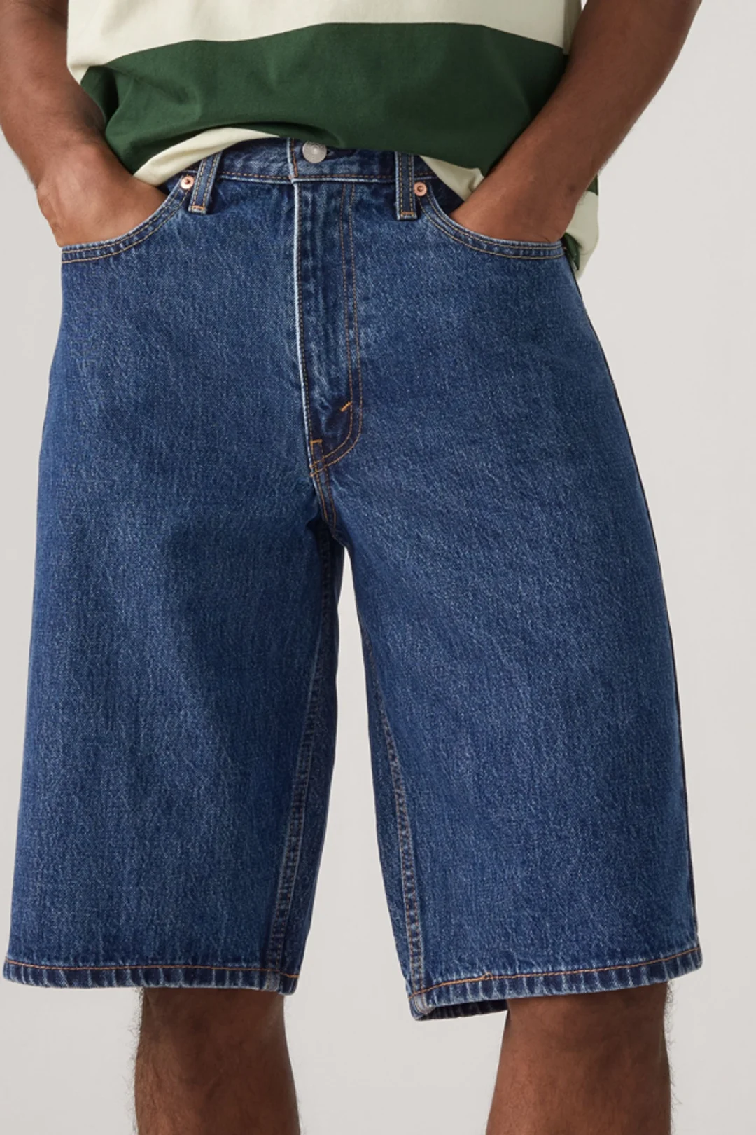 Levi's Short 470 Baggy - Homme - Bleu / Night Run - 36 - 2