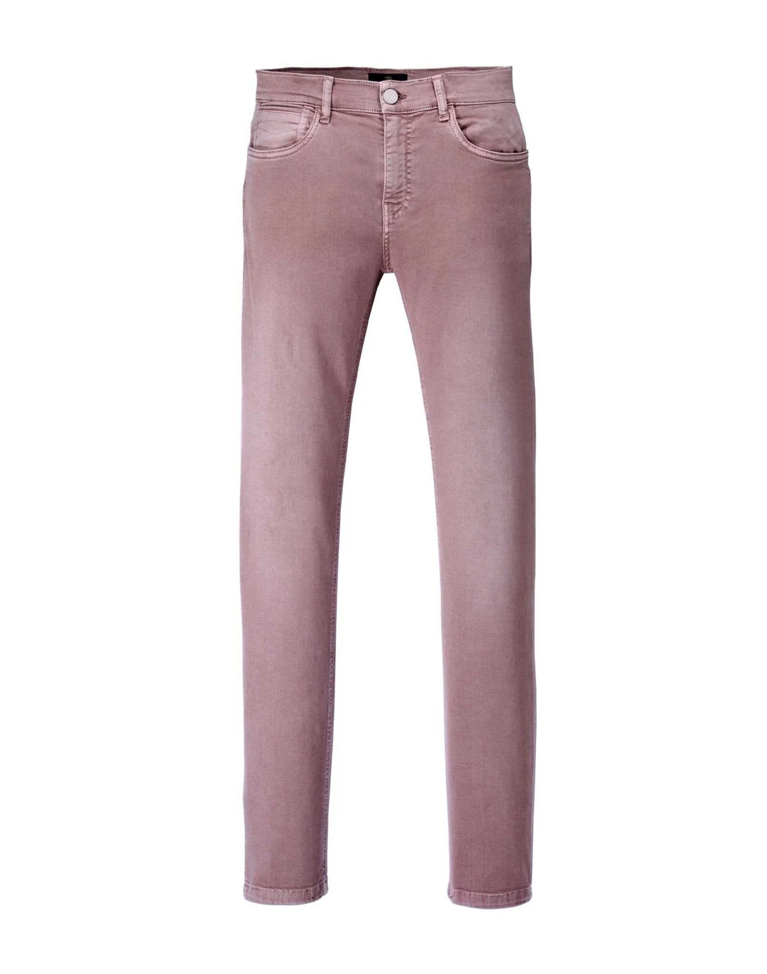 IZAC - Jean slim vieux rose ''Denada''