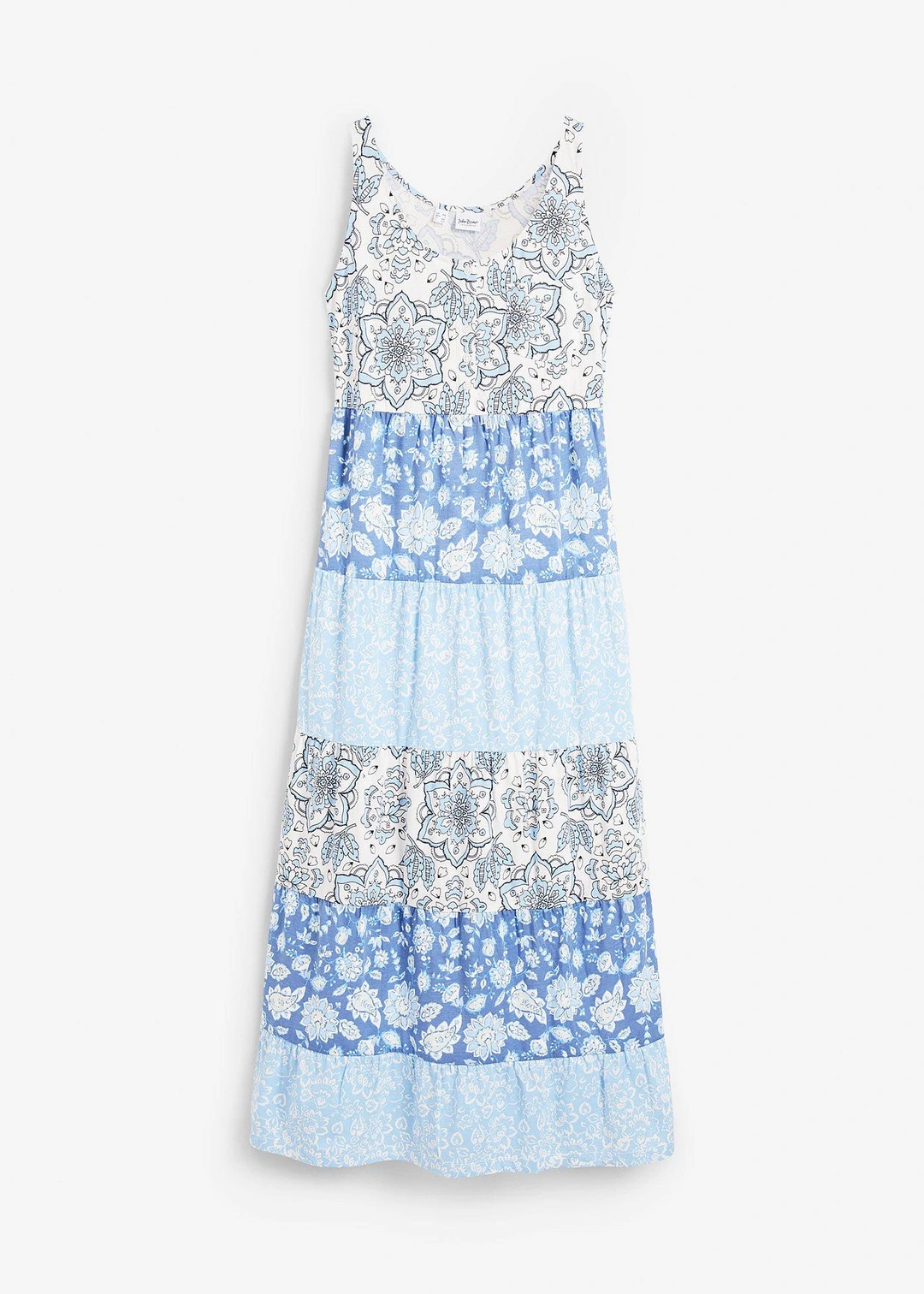 Robe longue en jersey coton