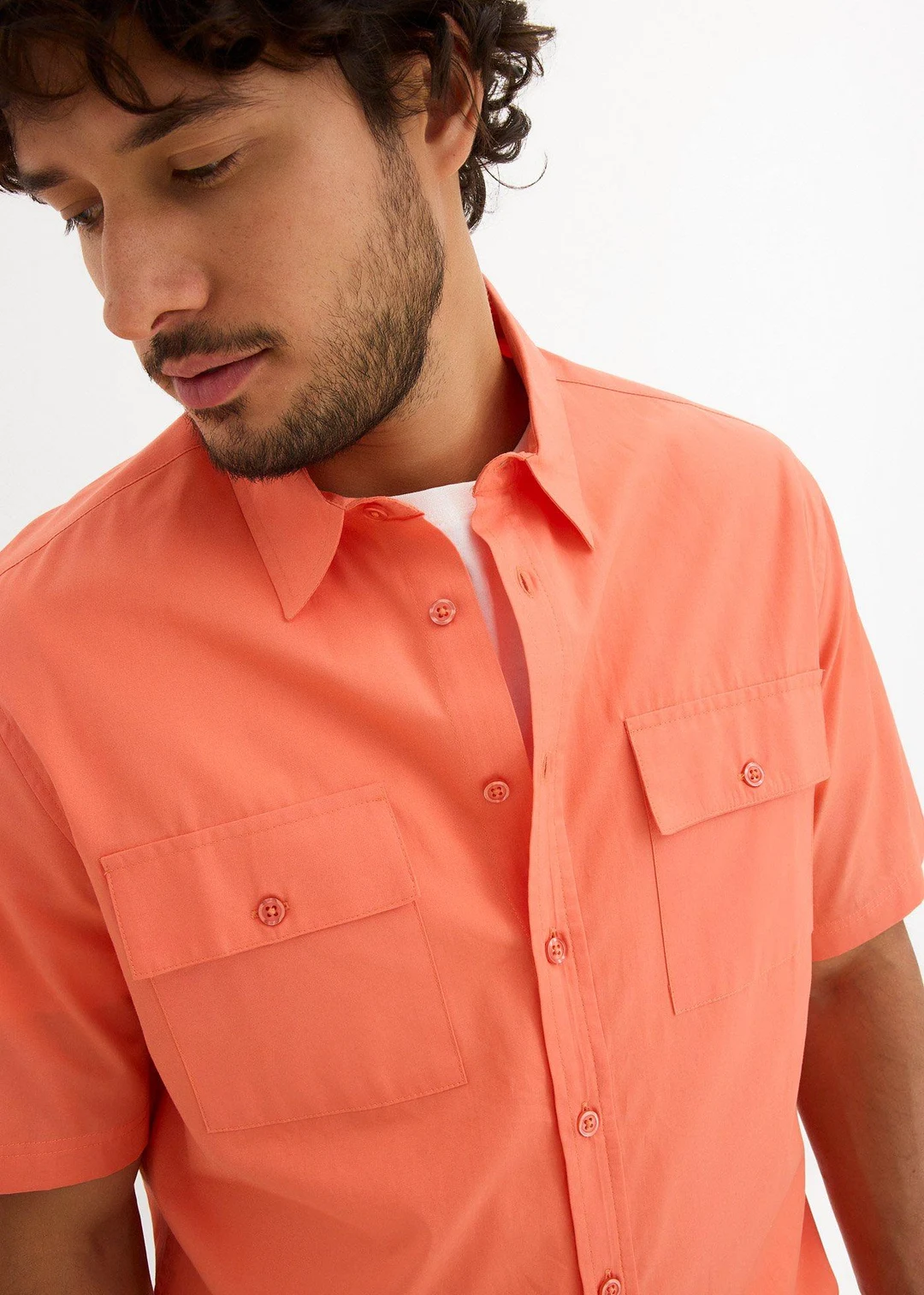 Chemise manches courtes 100 % coton - 3