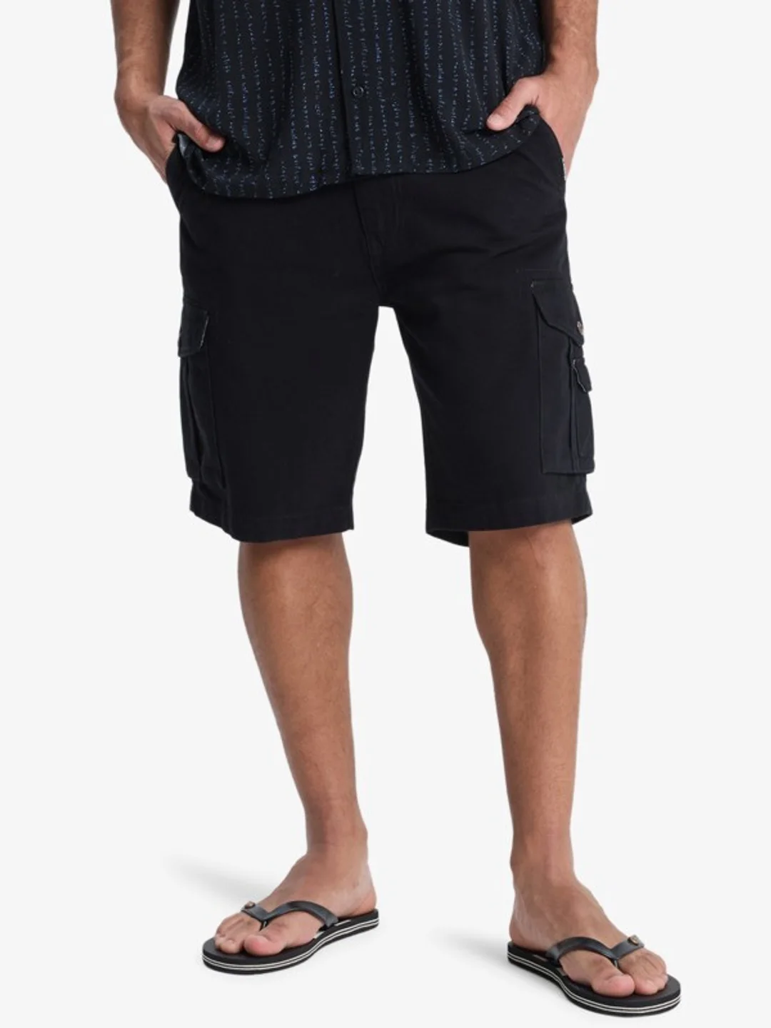 Crucial Battle Cargo - Short cargo pour Homme Noir