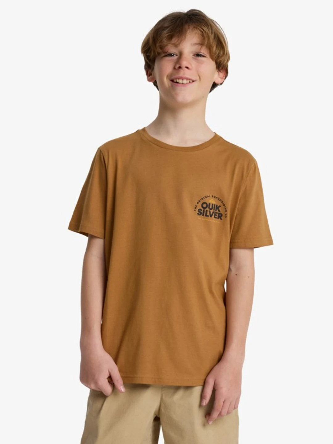 Fundamental Ride - T-Shirt à manches courtes pour Garçon 8-16 ans Marron