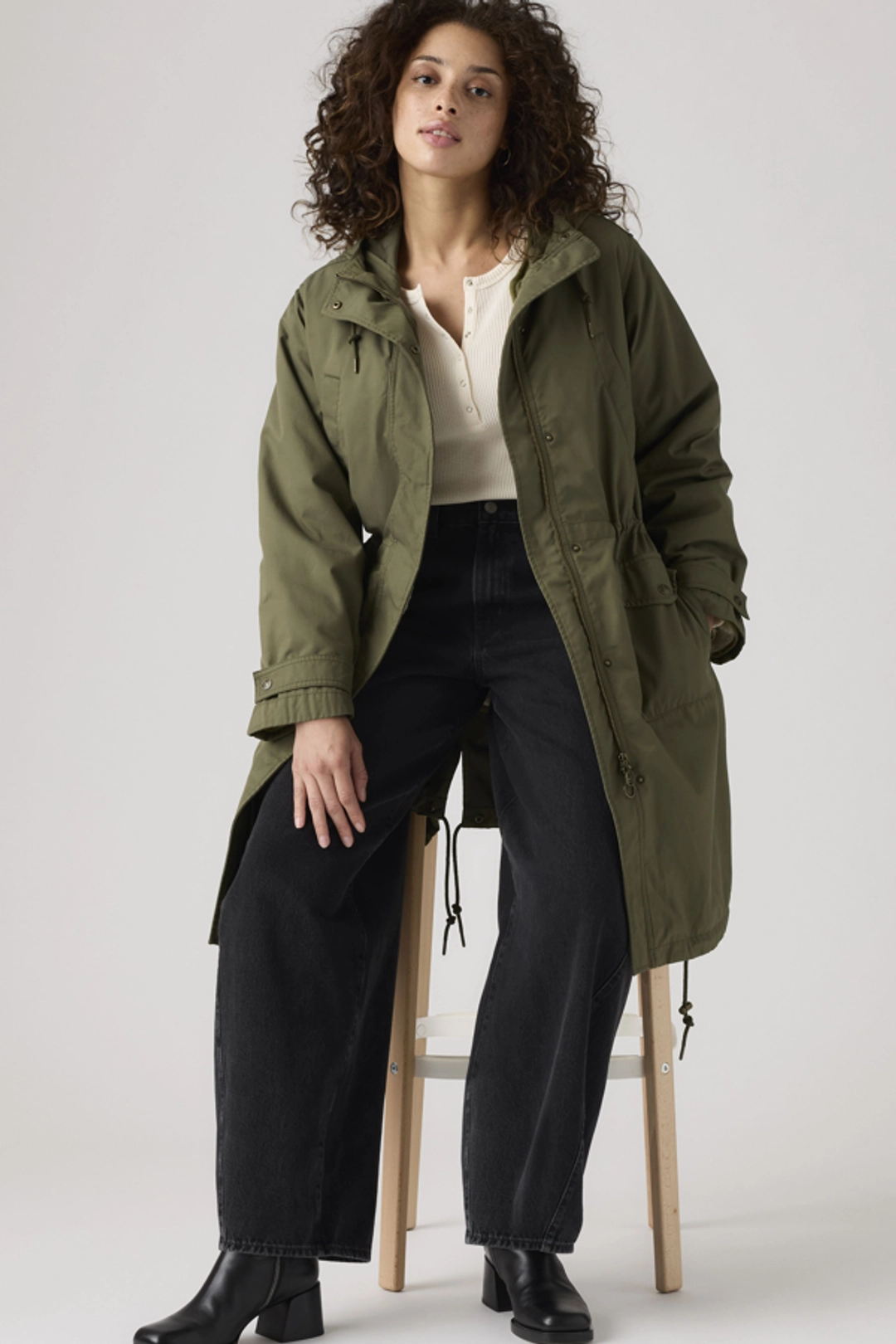 Levi's Veste Western 3 En 1 Crawford - Femme - Vert / Olive Night - XS