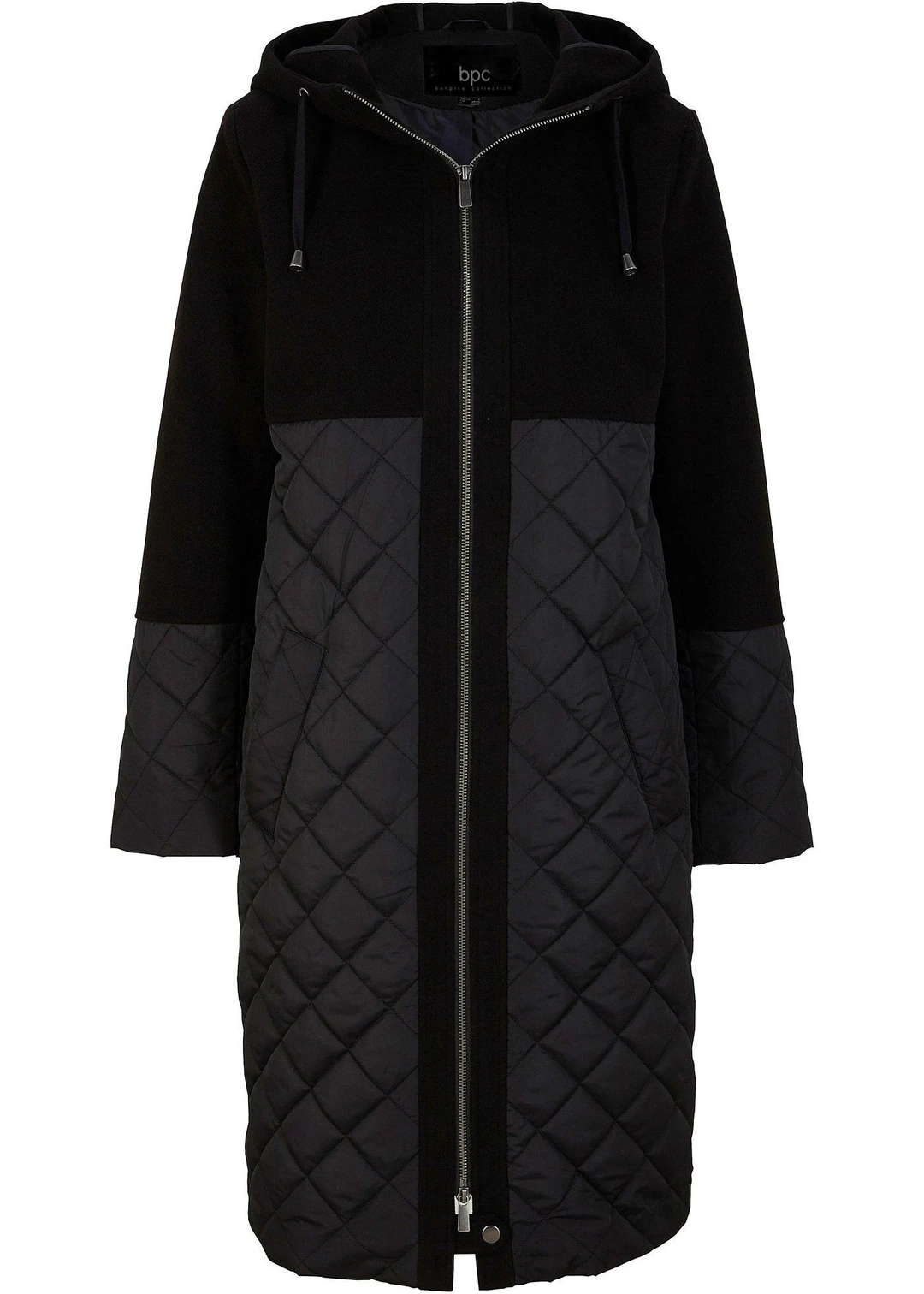 Manteau bi-matière