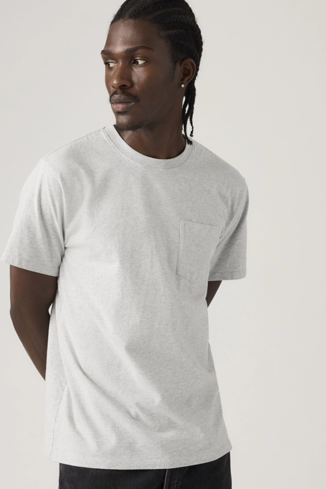 Levi's T Shirt À Poche Essential - Homme - Blanc / Bright White - 2XL