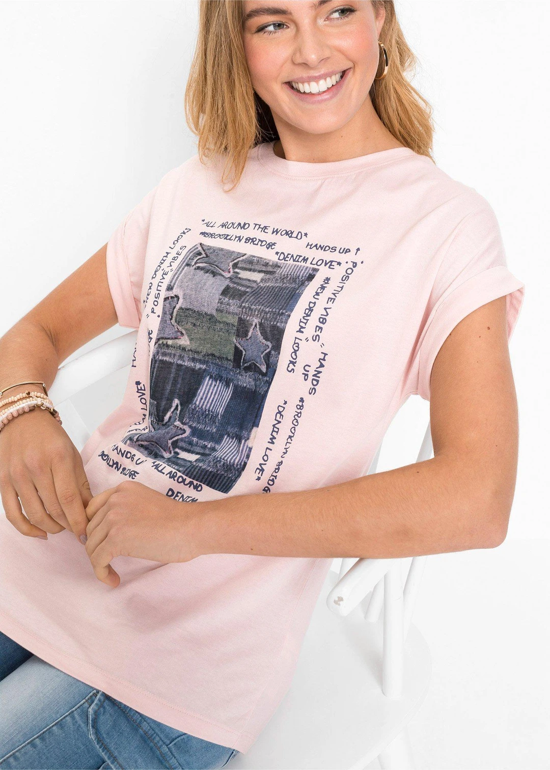 T-shirt doux en viscose mélangée - 3