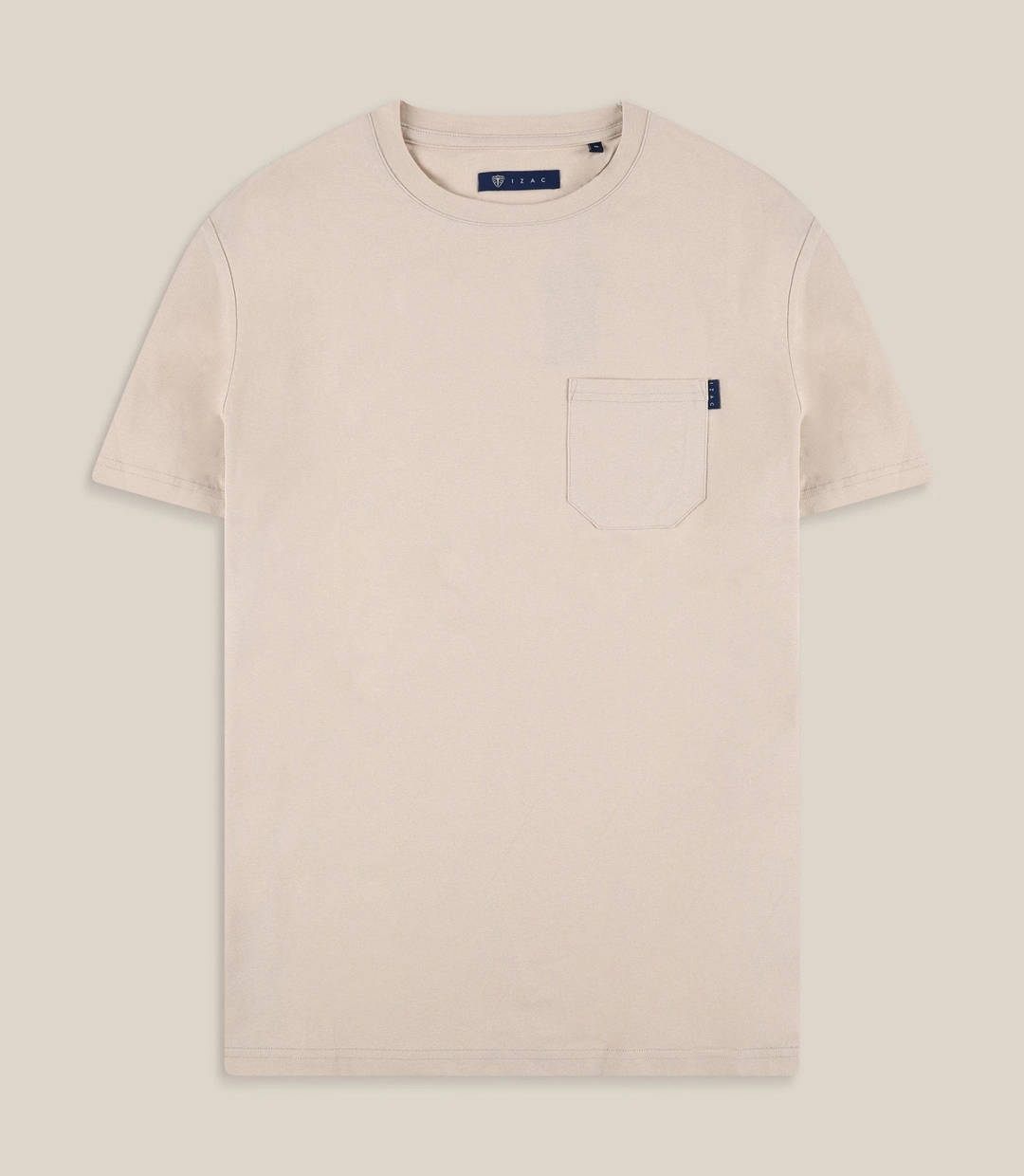 IZAC - T-shirt à poche beige
