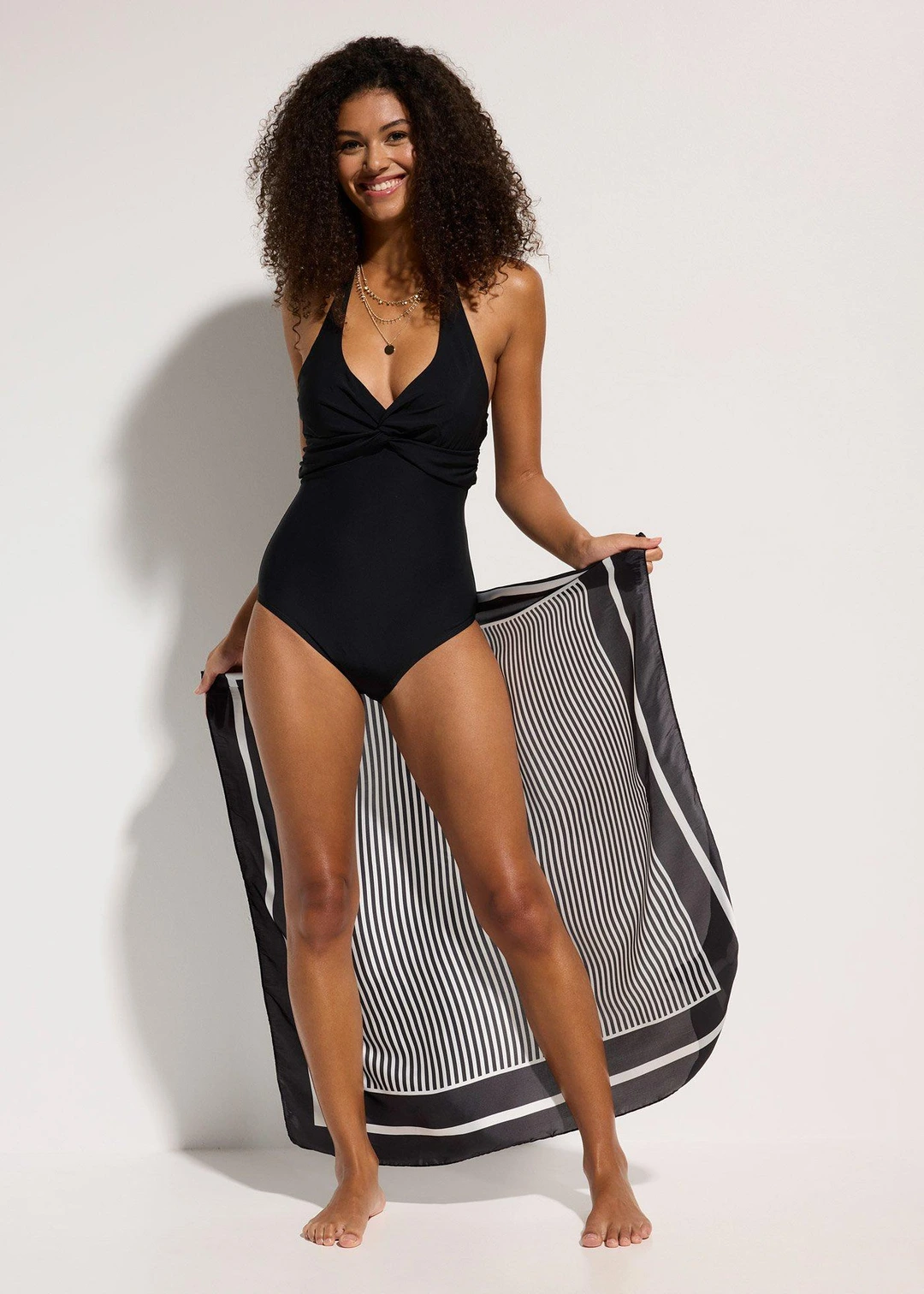 Maillot 1 pièce sculptant, maintien léger - 2