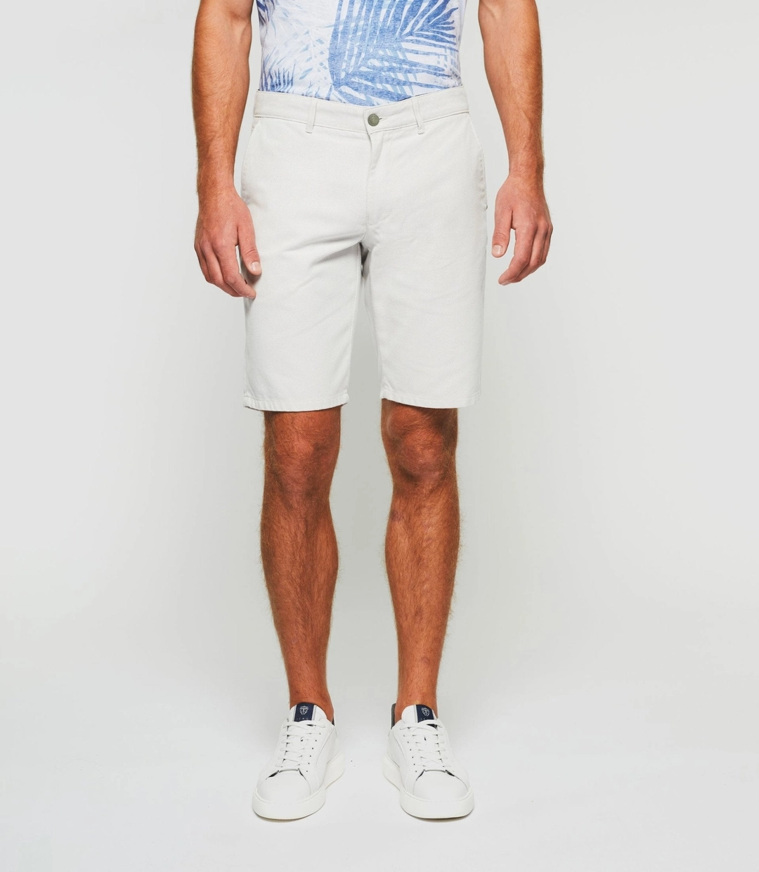 IZAC - Bermuda urbain beige SWIMOUT