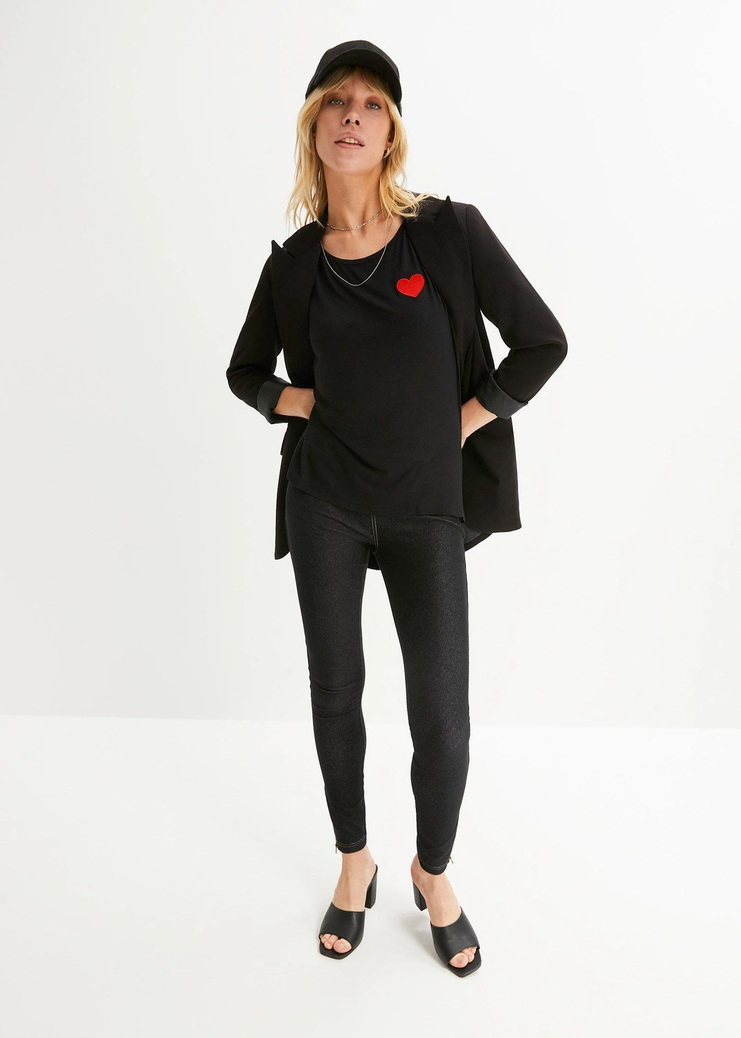 T-shirt fluide, plus long derrière