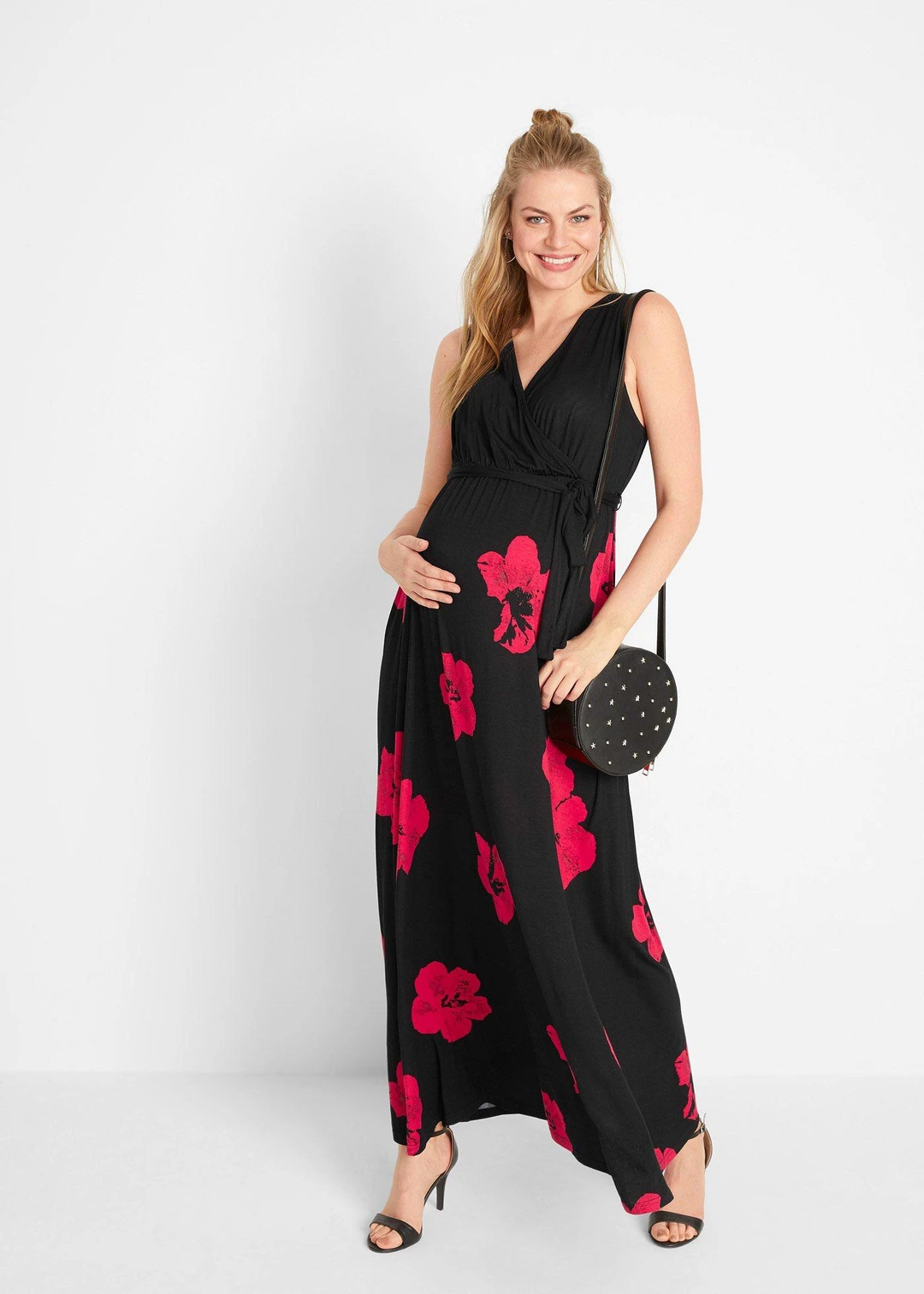 Robe 2en1 de grossesse et d’allaitement en jersey viscose