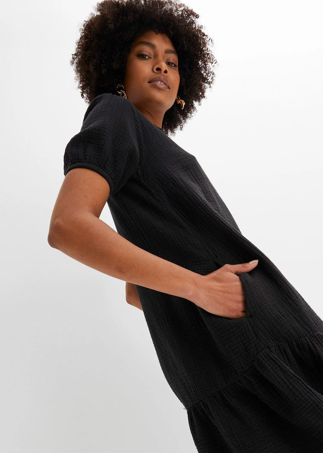 Robe courte en gaze de coton - 3