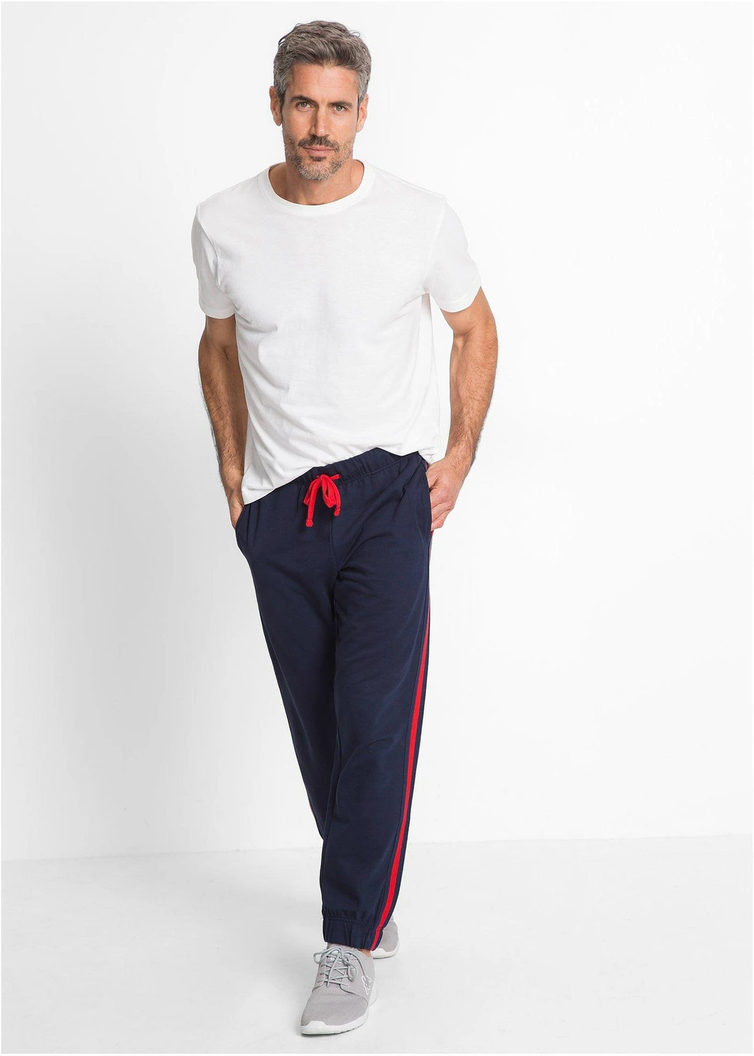 Pantalon de jogging à détails contrastants