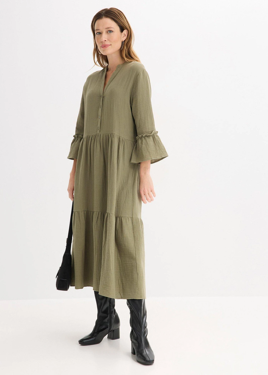 Robe longue en gaze de coton douce - 2