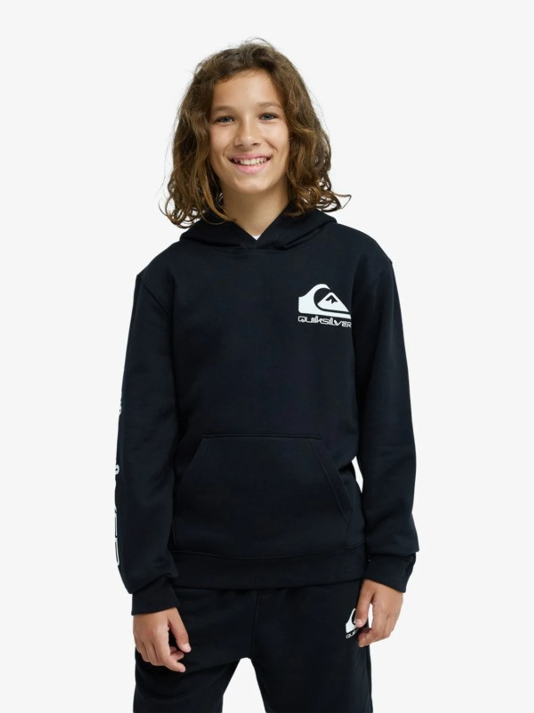 Omni Logo - Sweat à capuche pour Garçon 8-16 ans Noir