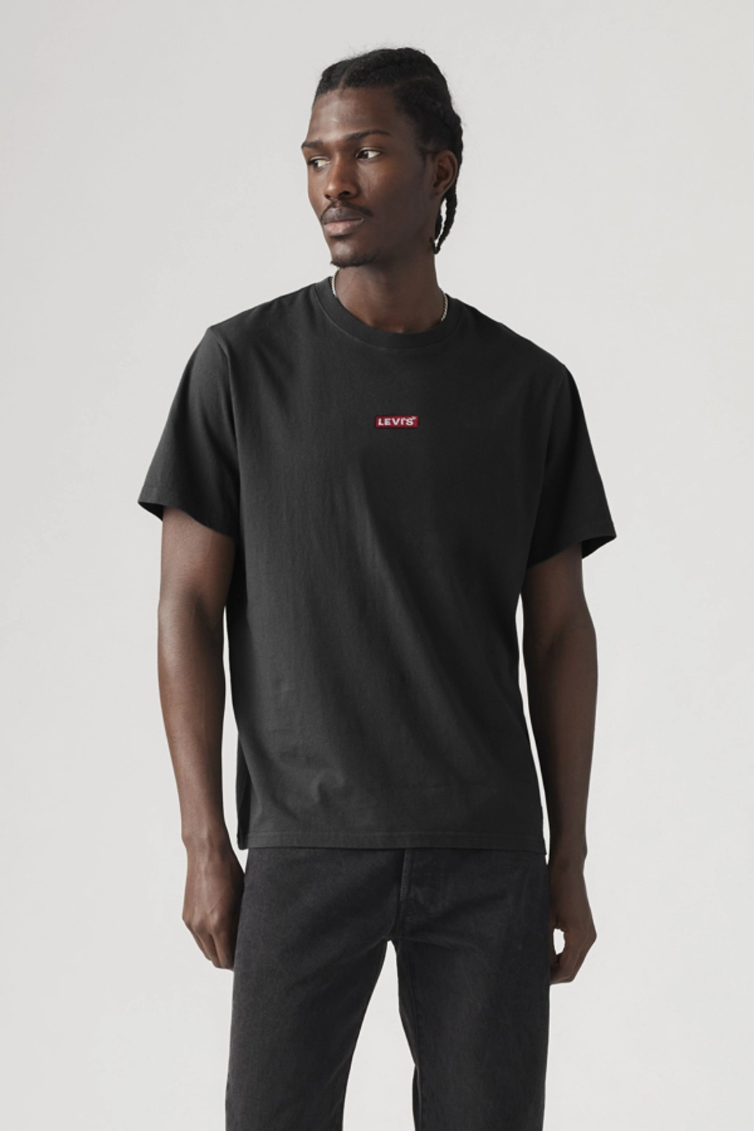Levi's T Shirt Baby Tab Manche Courte Relaxed - Homme - Blanc / Bright White - 2XL