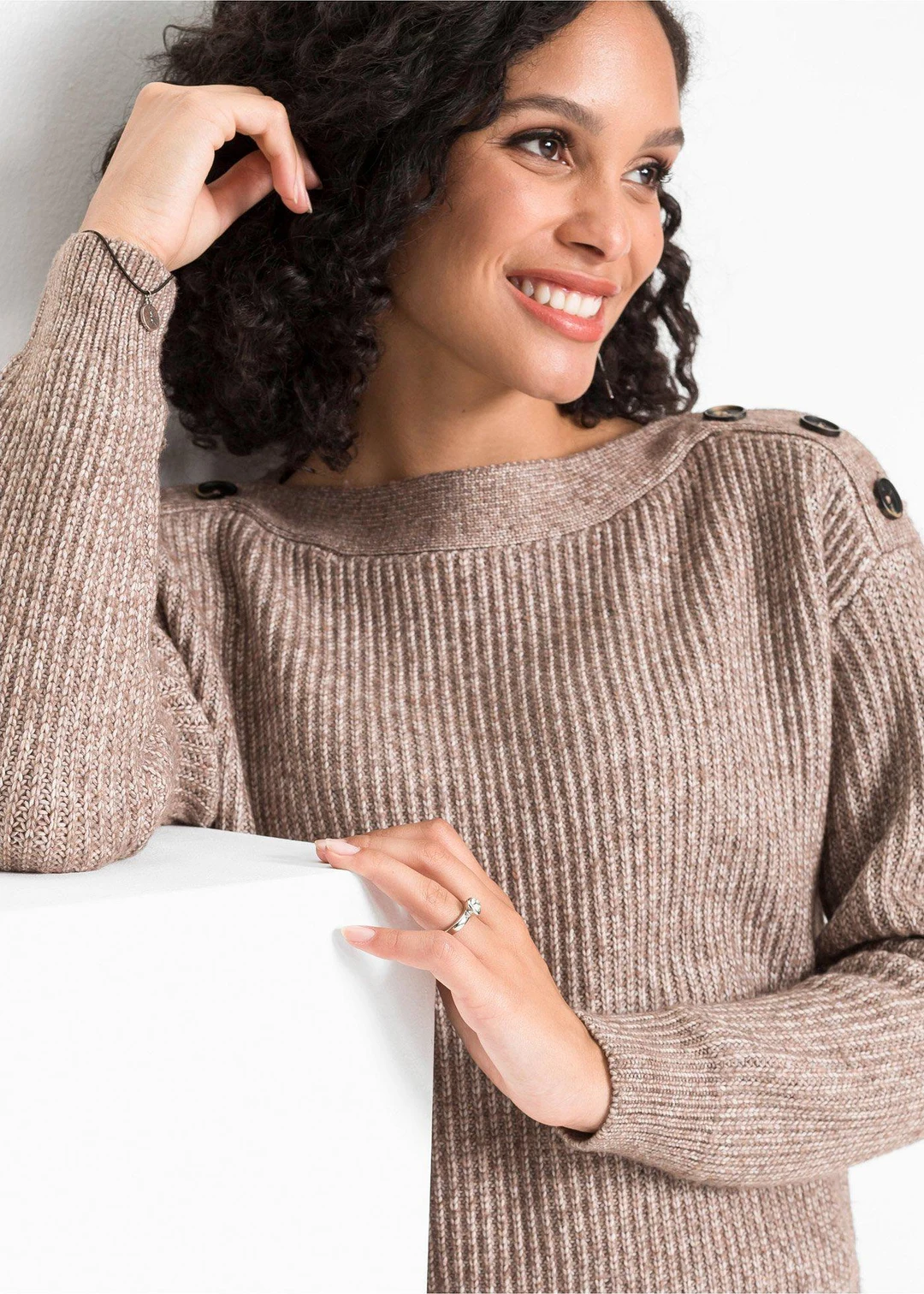 Pull oversize à boutons - 3