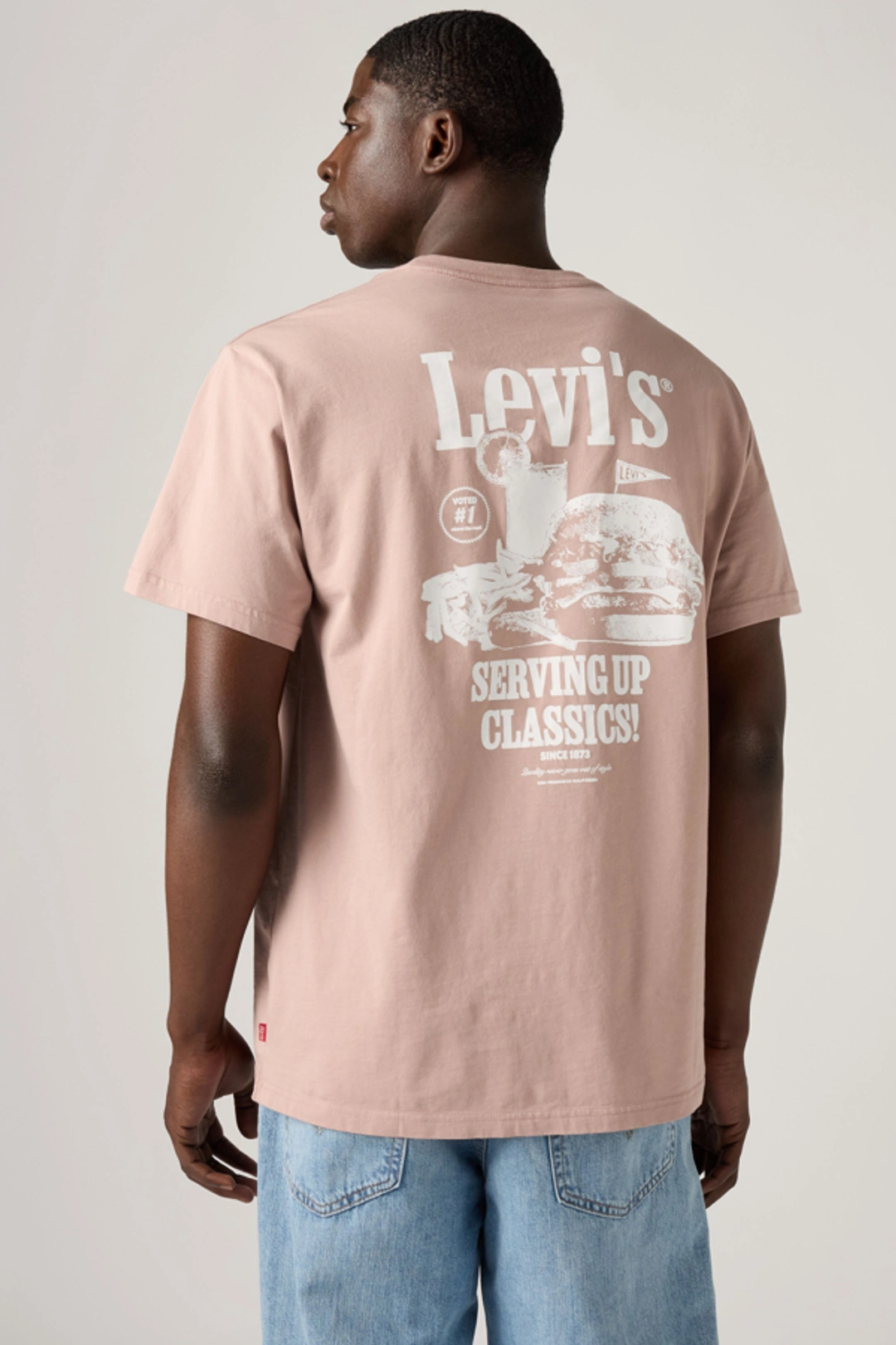 Levi's T Shirt Relaxed - Homme - Rouge / Crushed Berry - 2XL