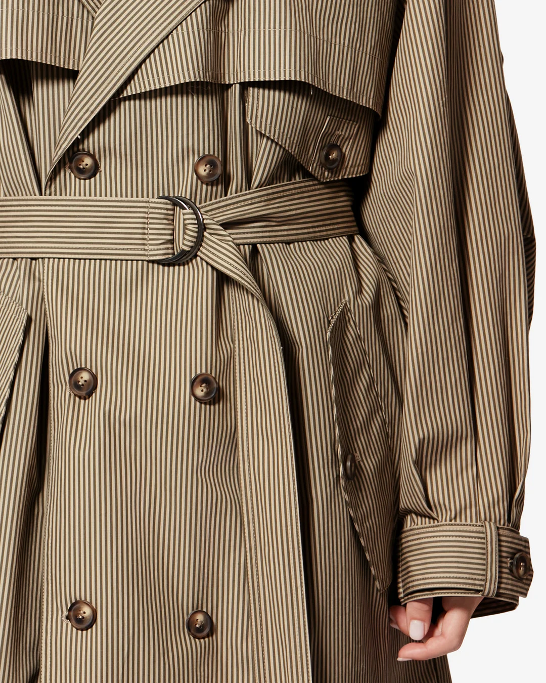 Manteau Chilma - Femme - Beige-kaki - Taille 40 - Marant Étoile - 2