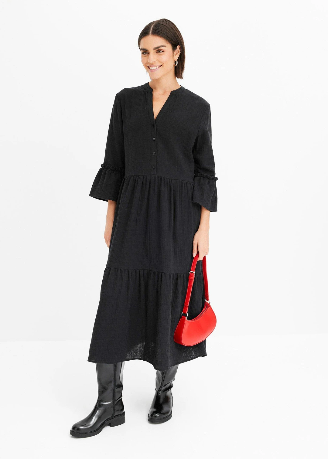 Robe longue en gaze de coton douce - 2