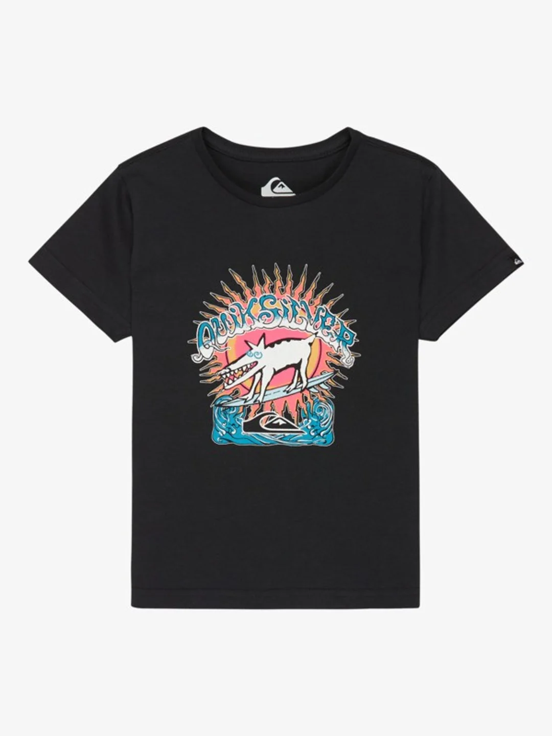 Ev Animal Surfer - T-Shirt à manches courtes pour Garçon 2-7 Noir
