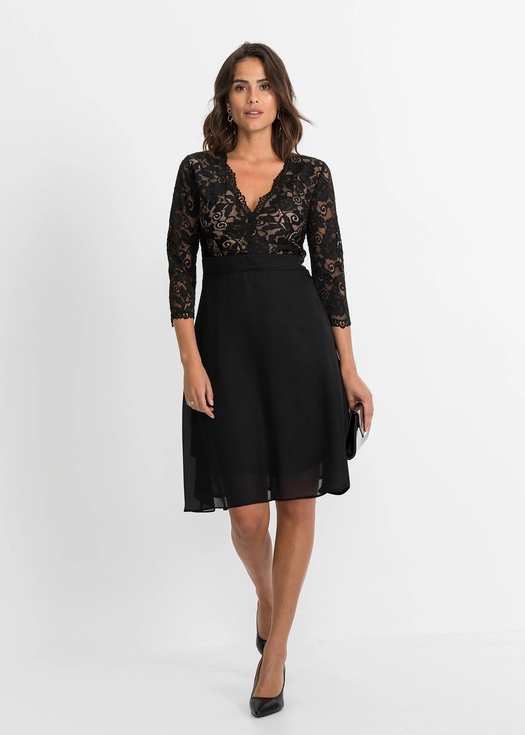 Robe en mousseline avec dentelle - 2