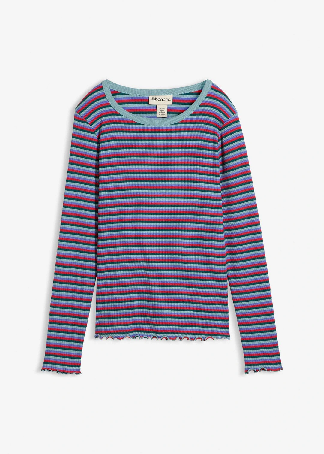 T-shirt côtelé en coton