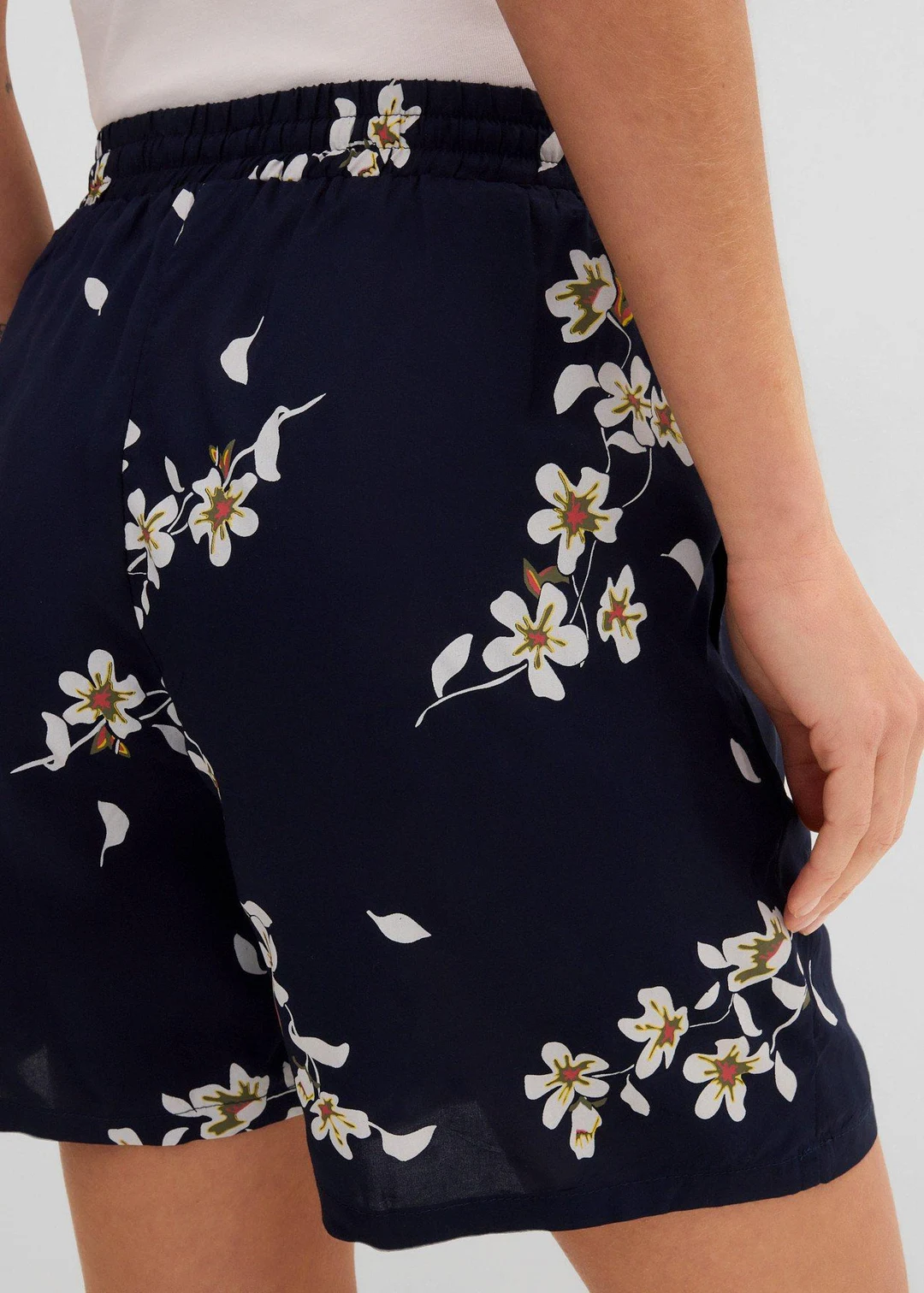 Lot de 2 shorts en viscose avec ceinture à nouer - 3