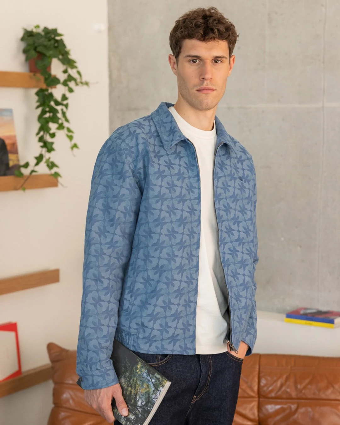 Blouson coton bleu moyen - DOURDAN