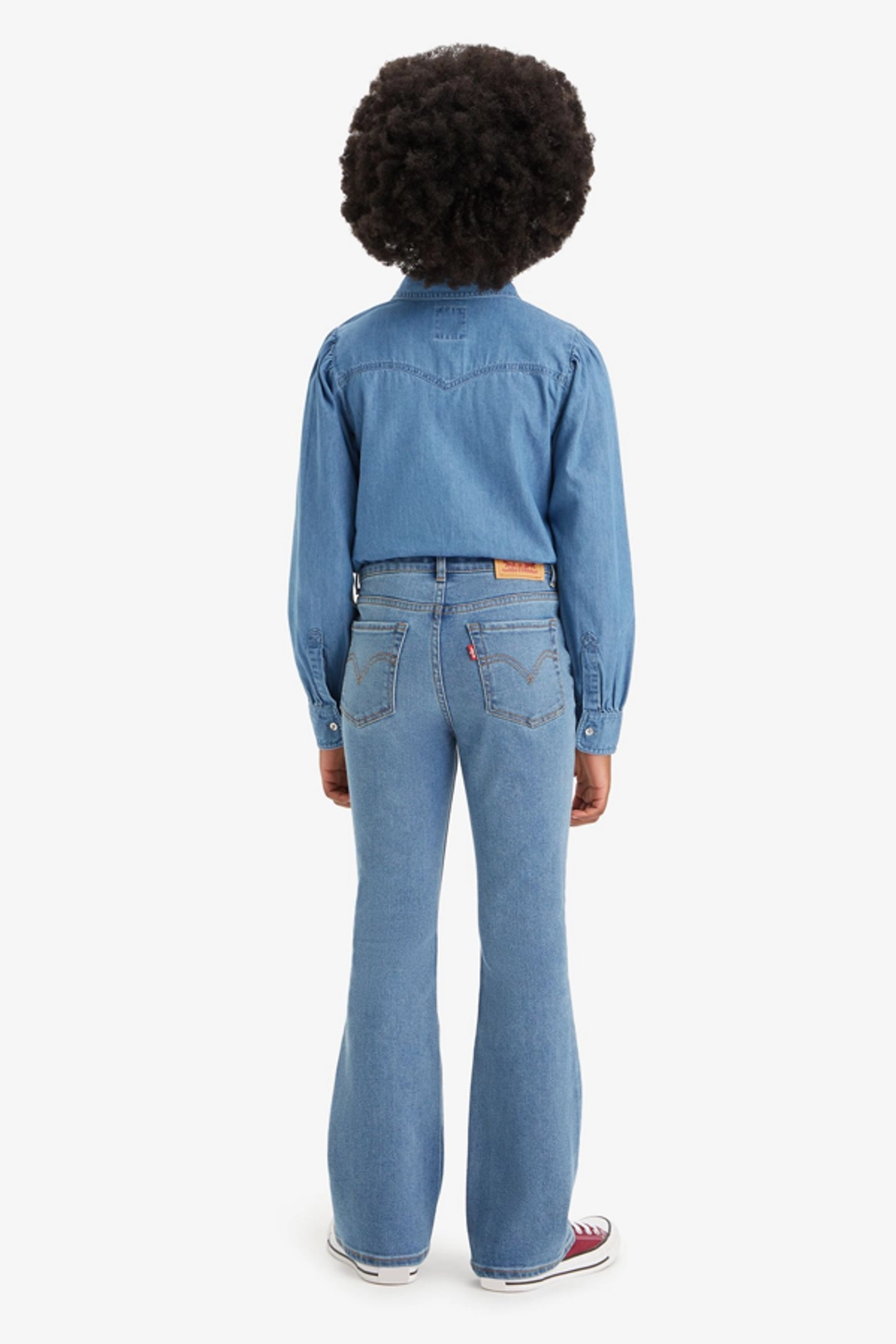 Levi's Jean 726 Taille Haute Crop Flare Ado - Femme - Bleu / Clean Getaway - 16A - 2