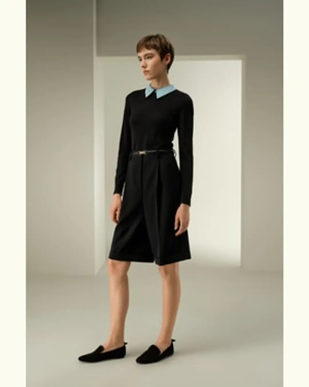 LILYSILK Short En Laine Convient Pour Un Look Décontracté Au Quotidien Laine Mérinos Et 100 % Soie Simple Et Classique Site Officiel Noir 48