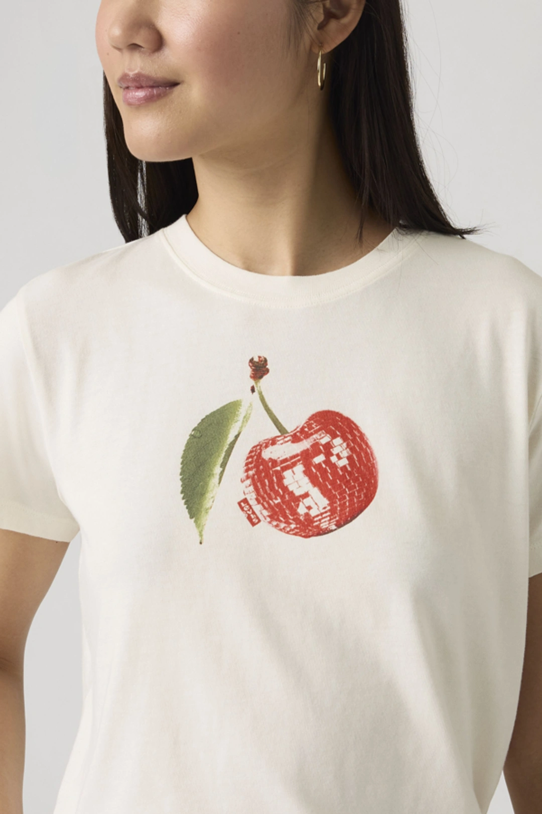 Levi's T Shirt Graphique Favorite - Femme - Blanc / Western Collegiate Tofu - XS - 2