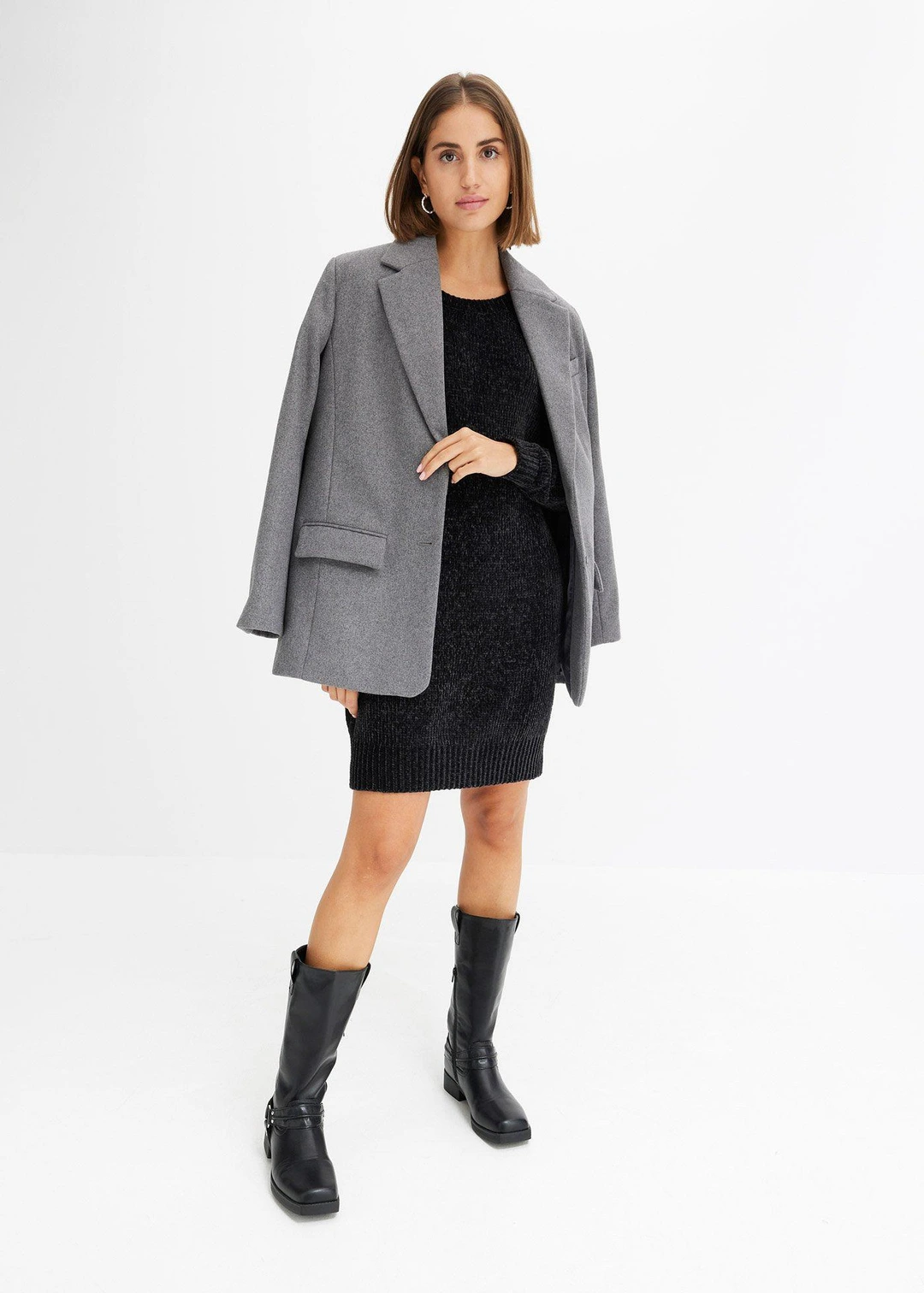 Robe en maille chenille oversize - 2