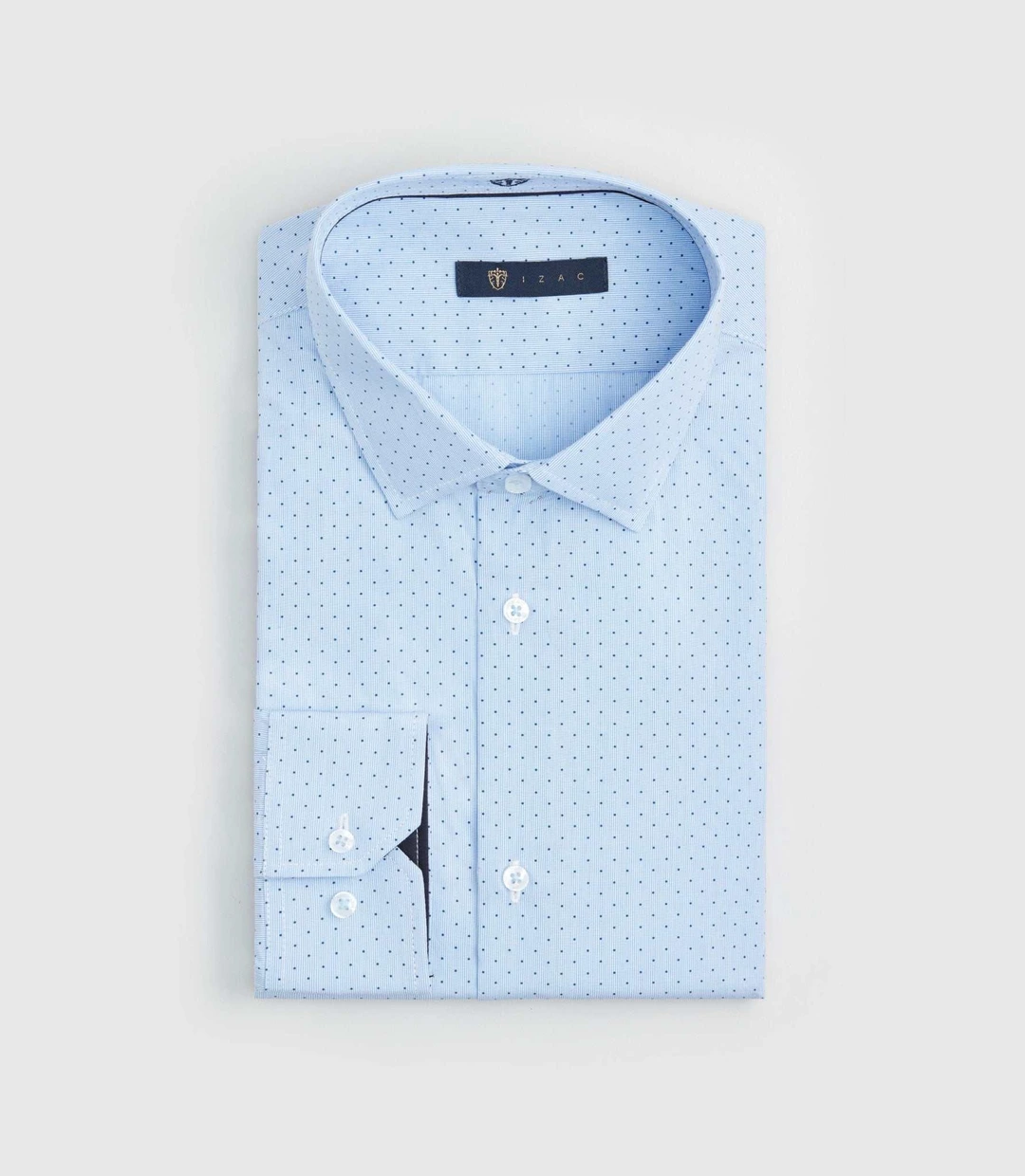 IZAC - Chemise à rayures bleu ciel ''Sicile''