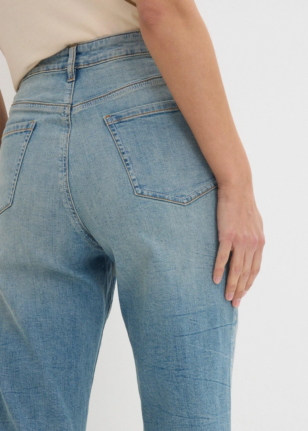 Jean droit taille mi-haute - 3
