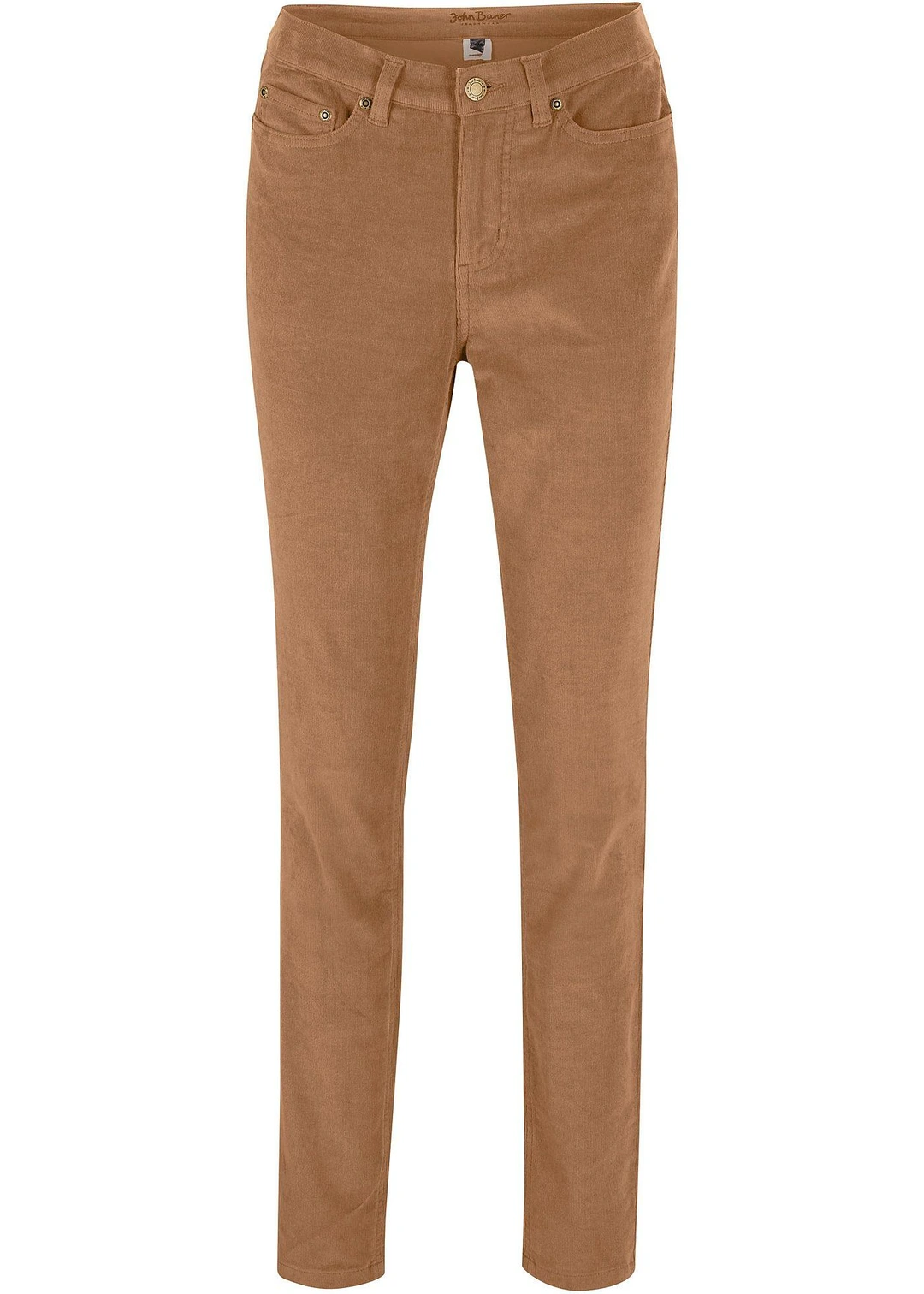 Pantalon skinny en velours côtelé extensible