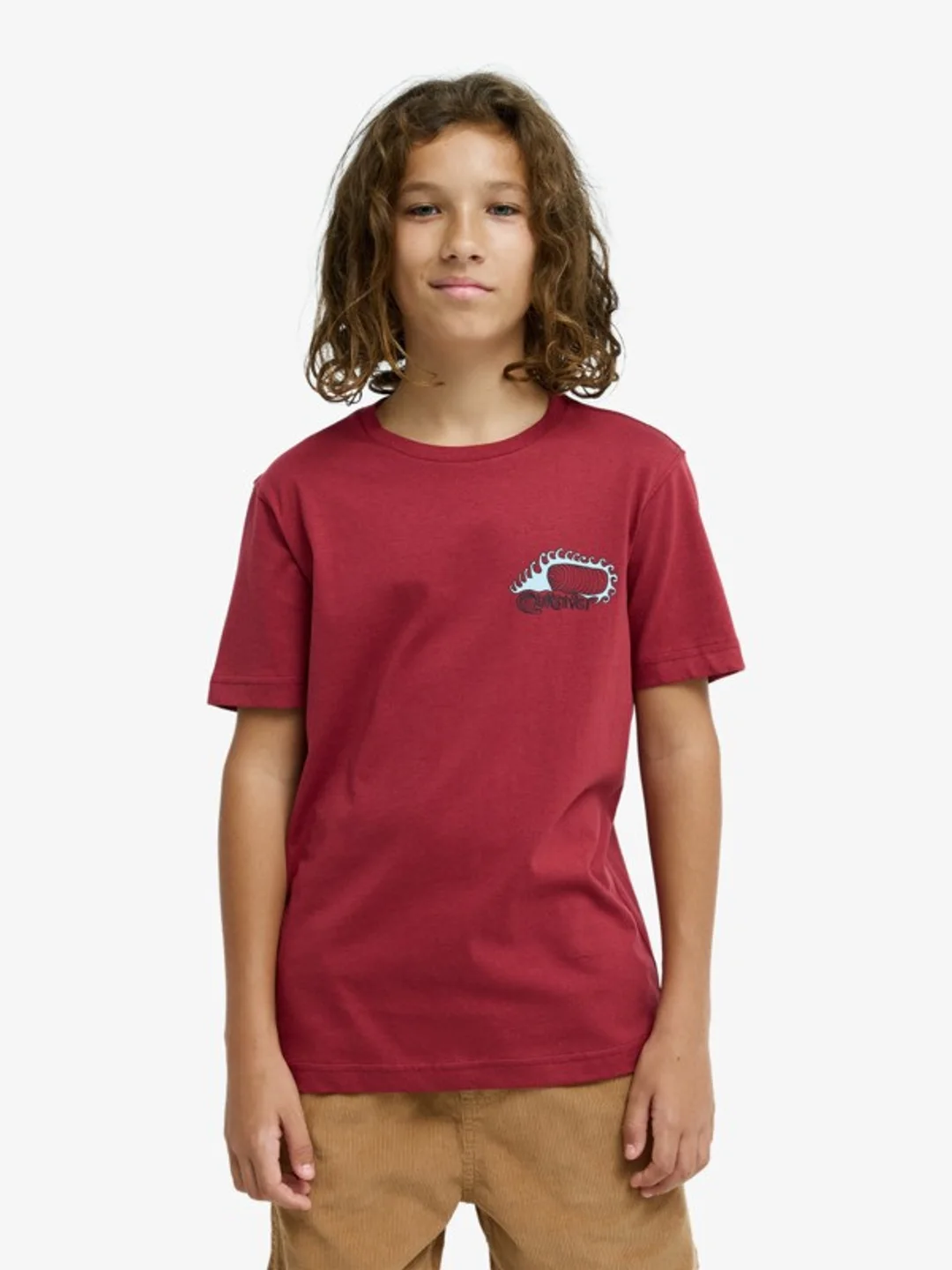Skeleton Ride - T-Shirt à manches courtes pour Garçon 8-16 ans Rouge