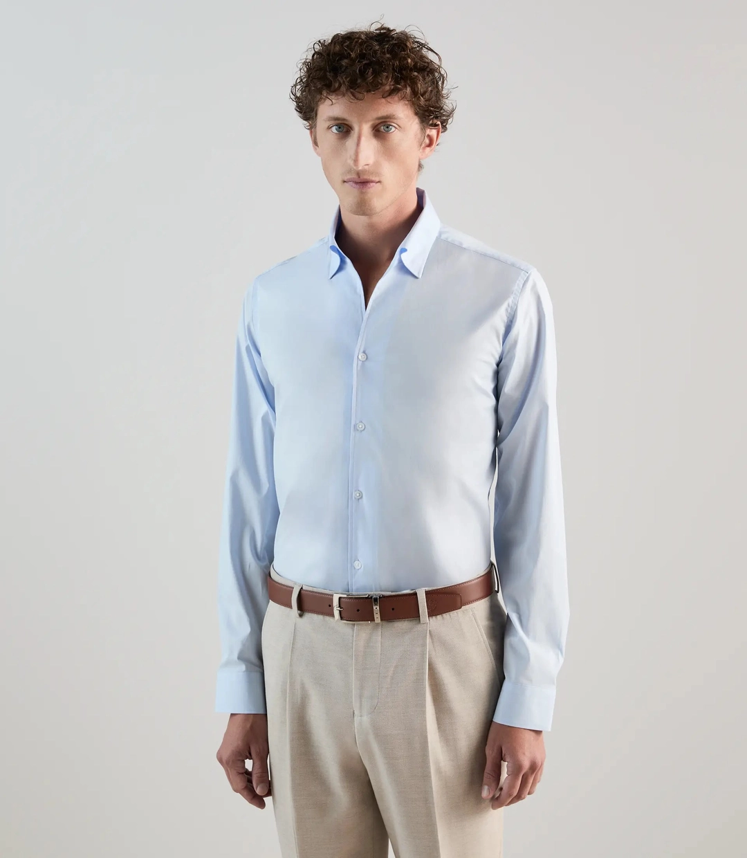 IZAC - Chemise ville col ouvert ciel