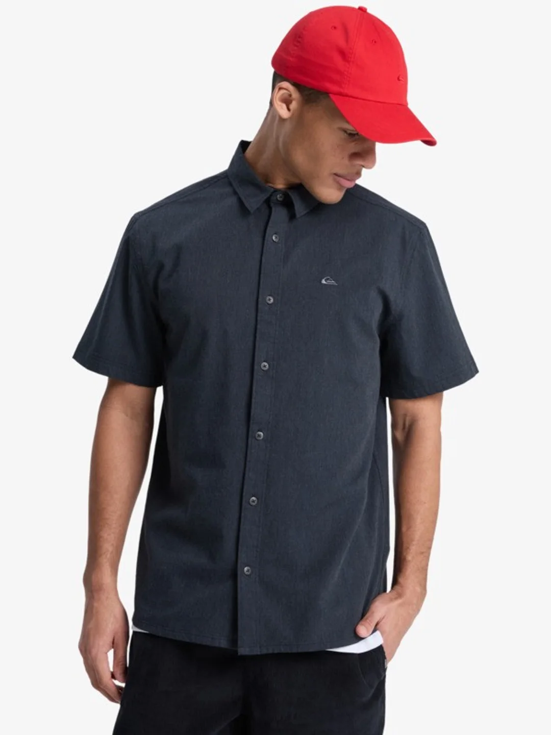 Mw Premium Stretch - Chemise manches courtes pour Homme Noir