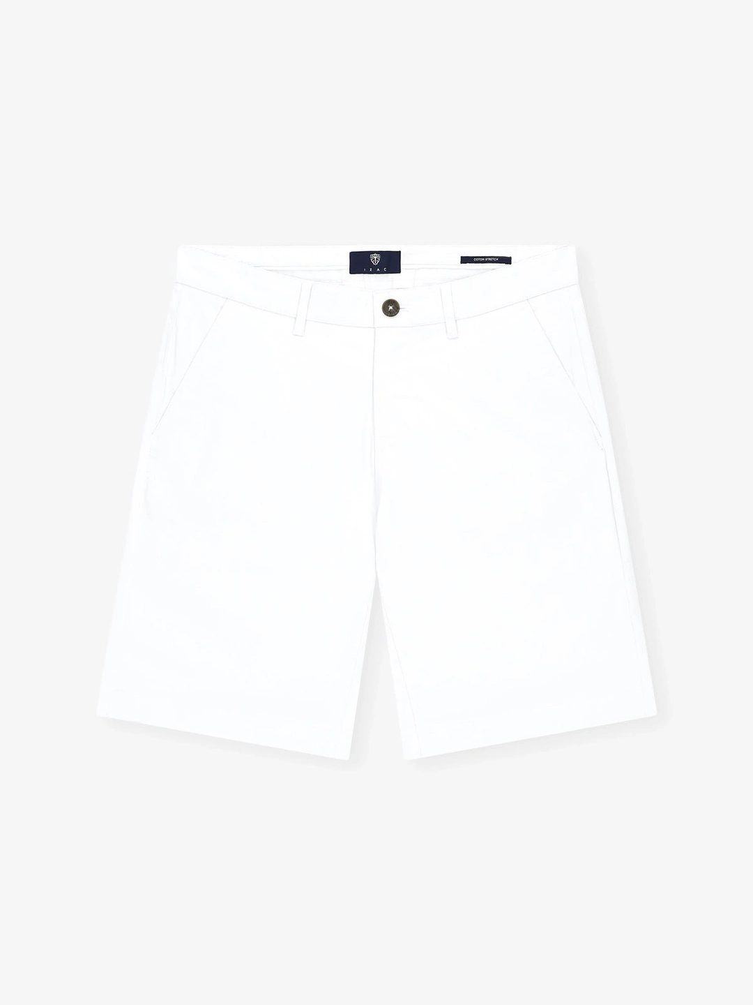 IZAC - Bermuda uni blanc