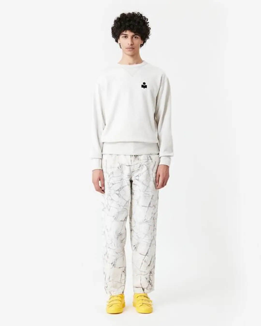 Sweatshirt Mike - Homme - Écru - Taille XL - 4