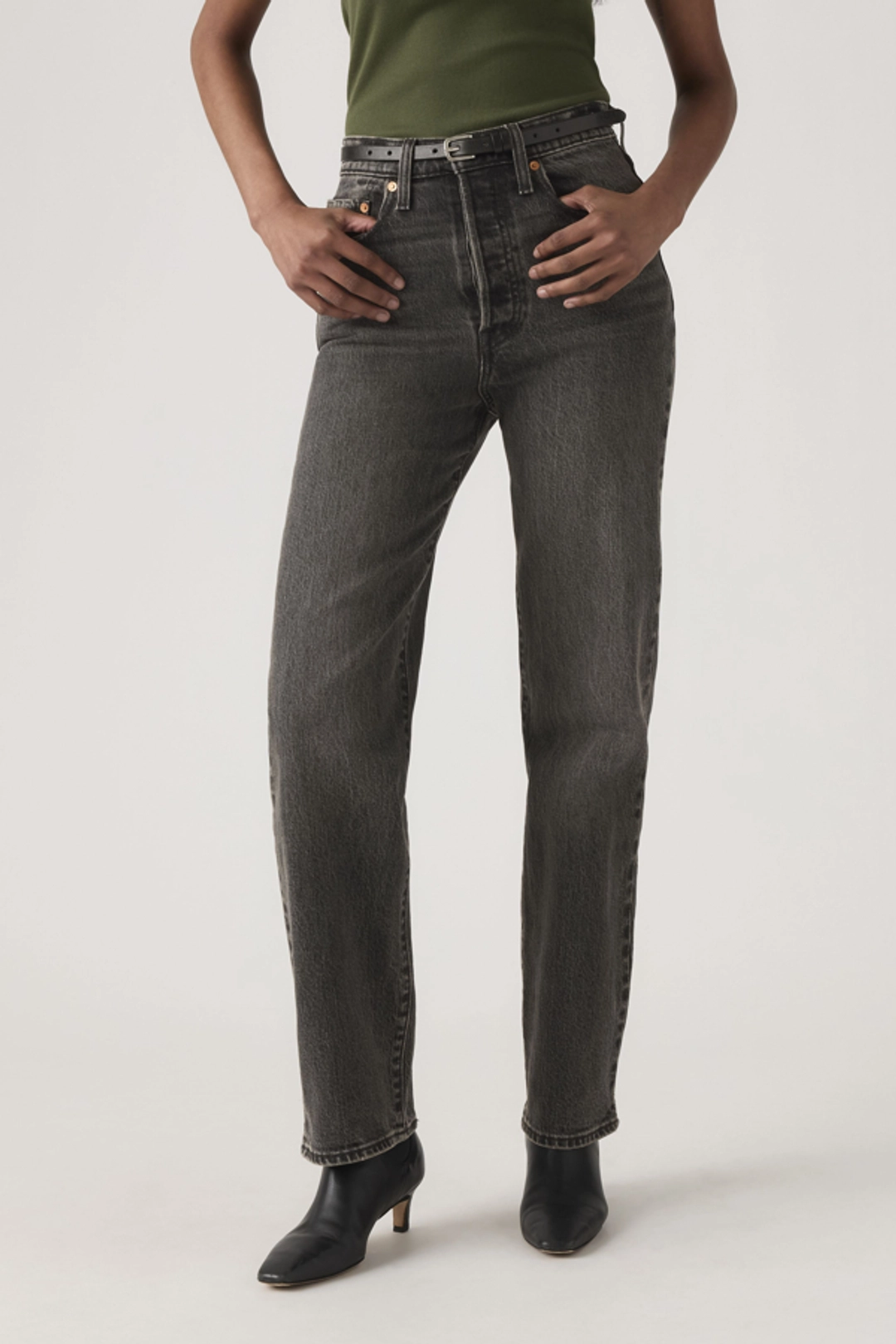 Levi's Jean Ribcage Longueur NorHomme - Femme - Bleu / Apply Now - 34X32 - 2