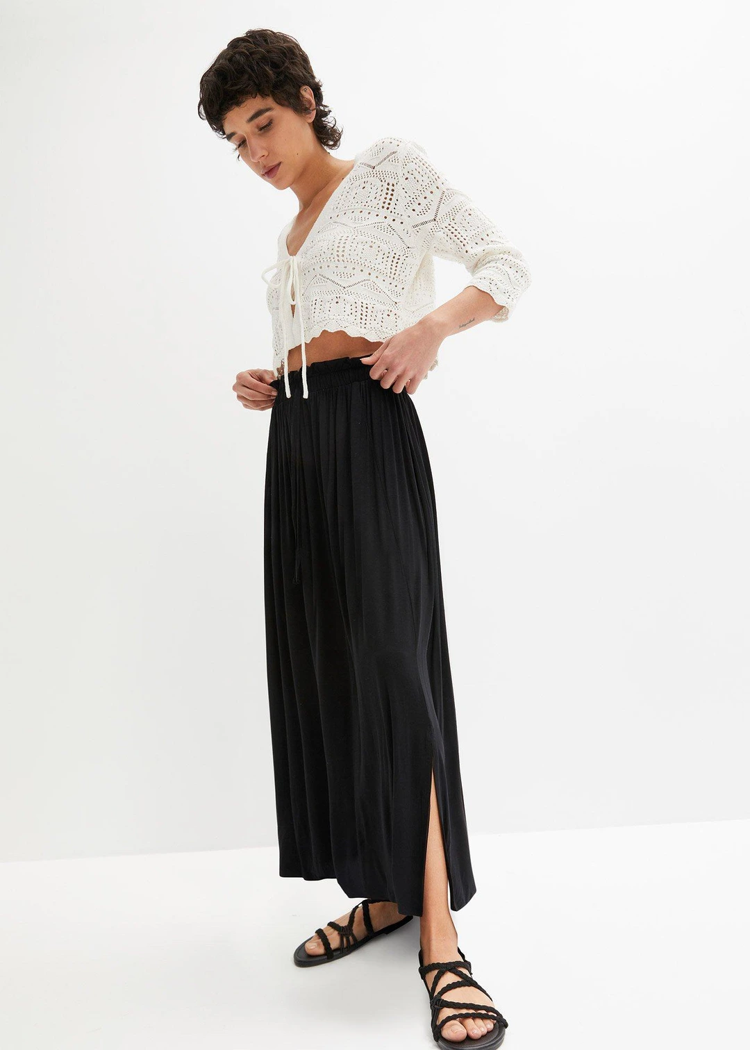 Jupe en jersey de viscose
