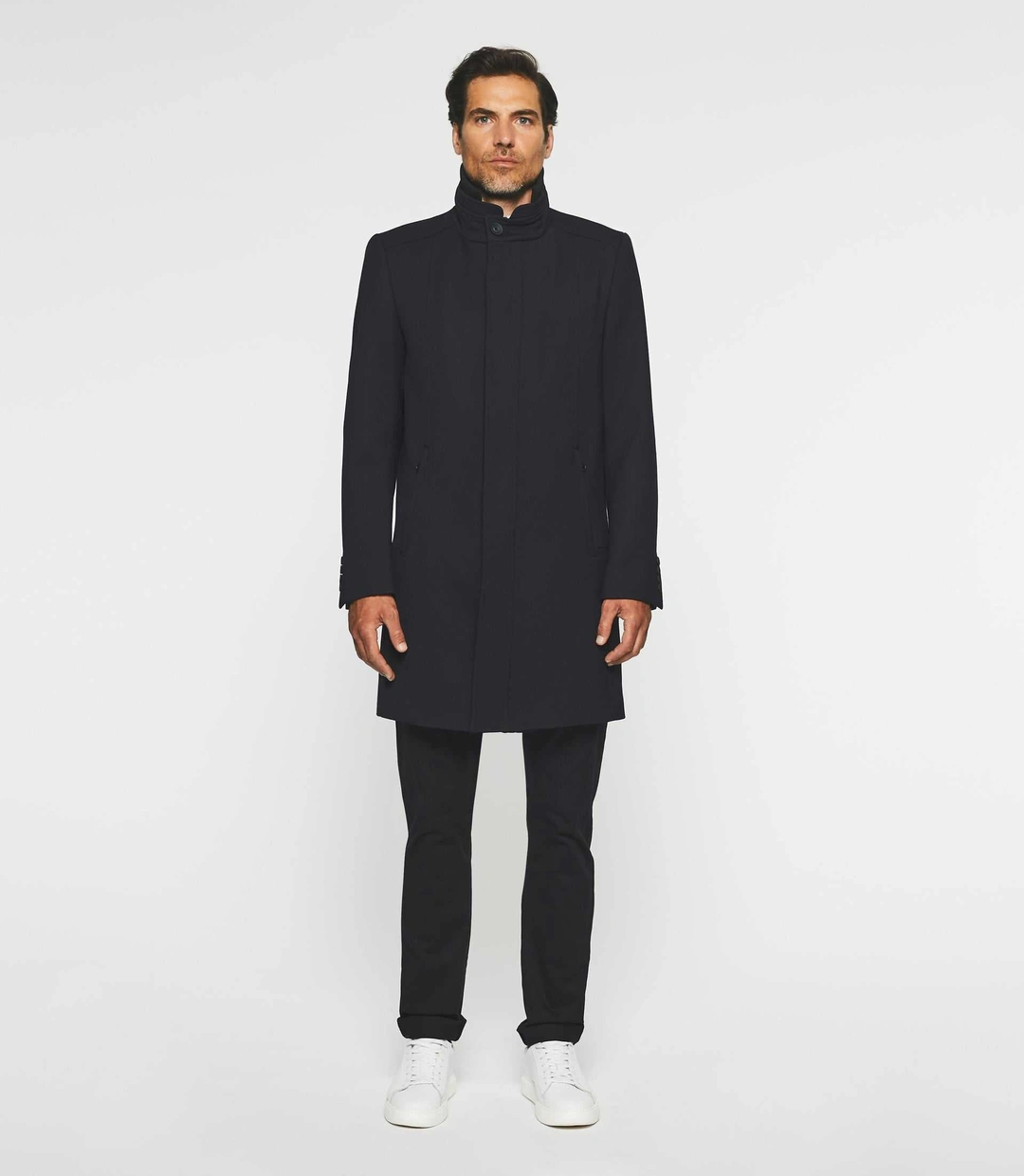 IZAC - Manteau ville en laine marine INEON