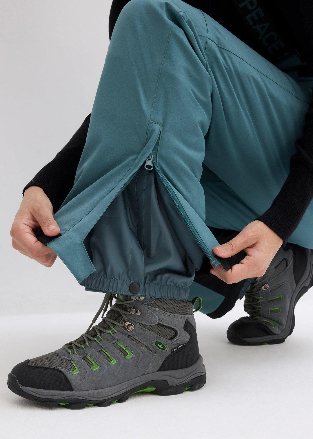 Pantalon de ski thermique imperméable avec bretelles amovibles - 3